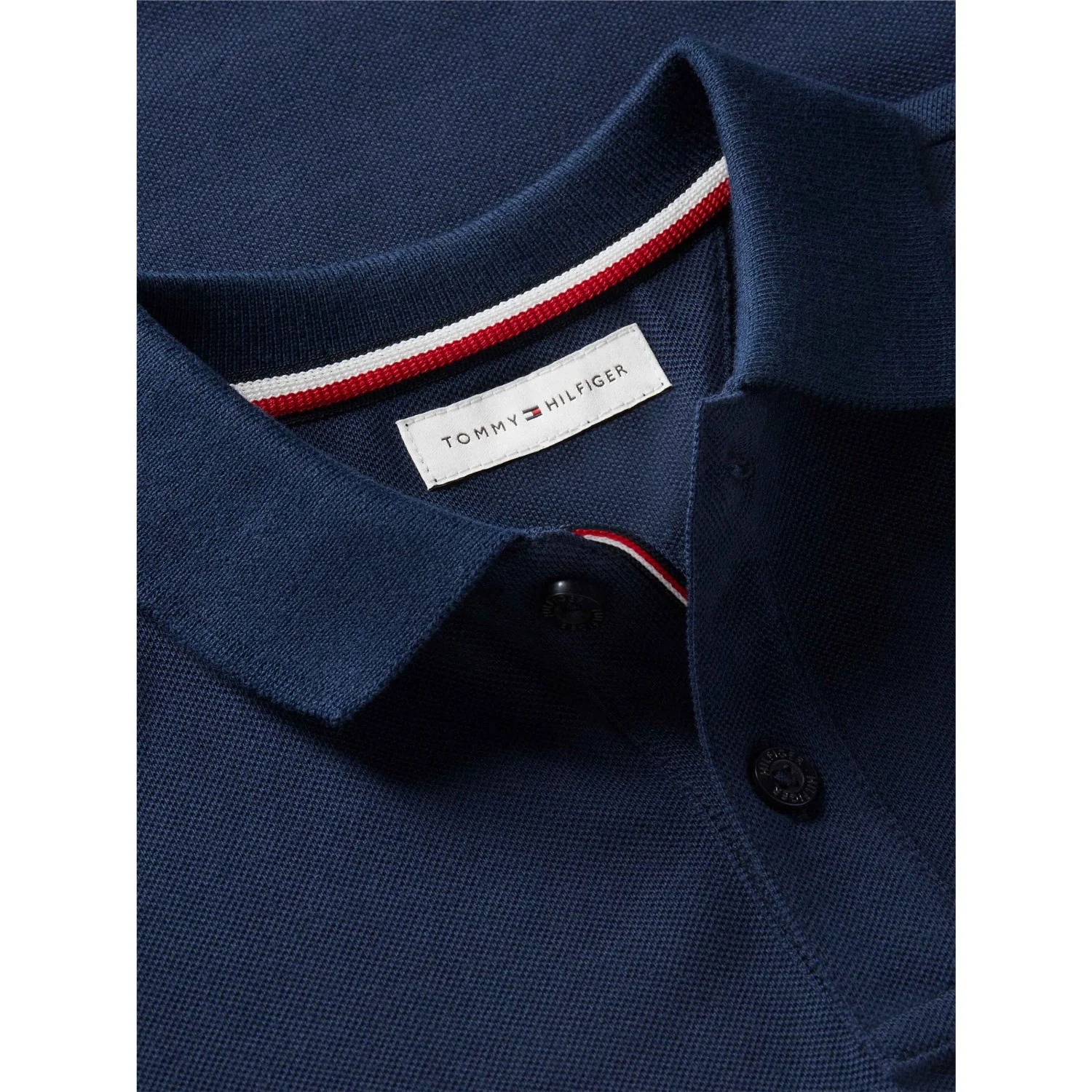 Tommy Hilfiger Dark Night Navy Flag Polo Ss - Image 2