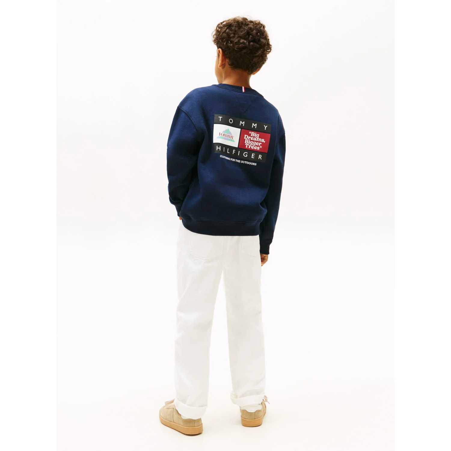 Tommy Hilfiger Dark Night Navy Multi Print Sweatshirt - Image 5