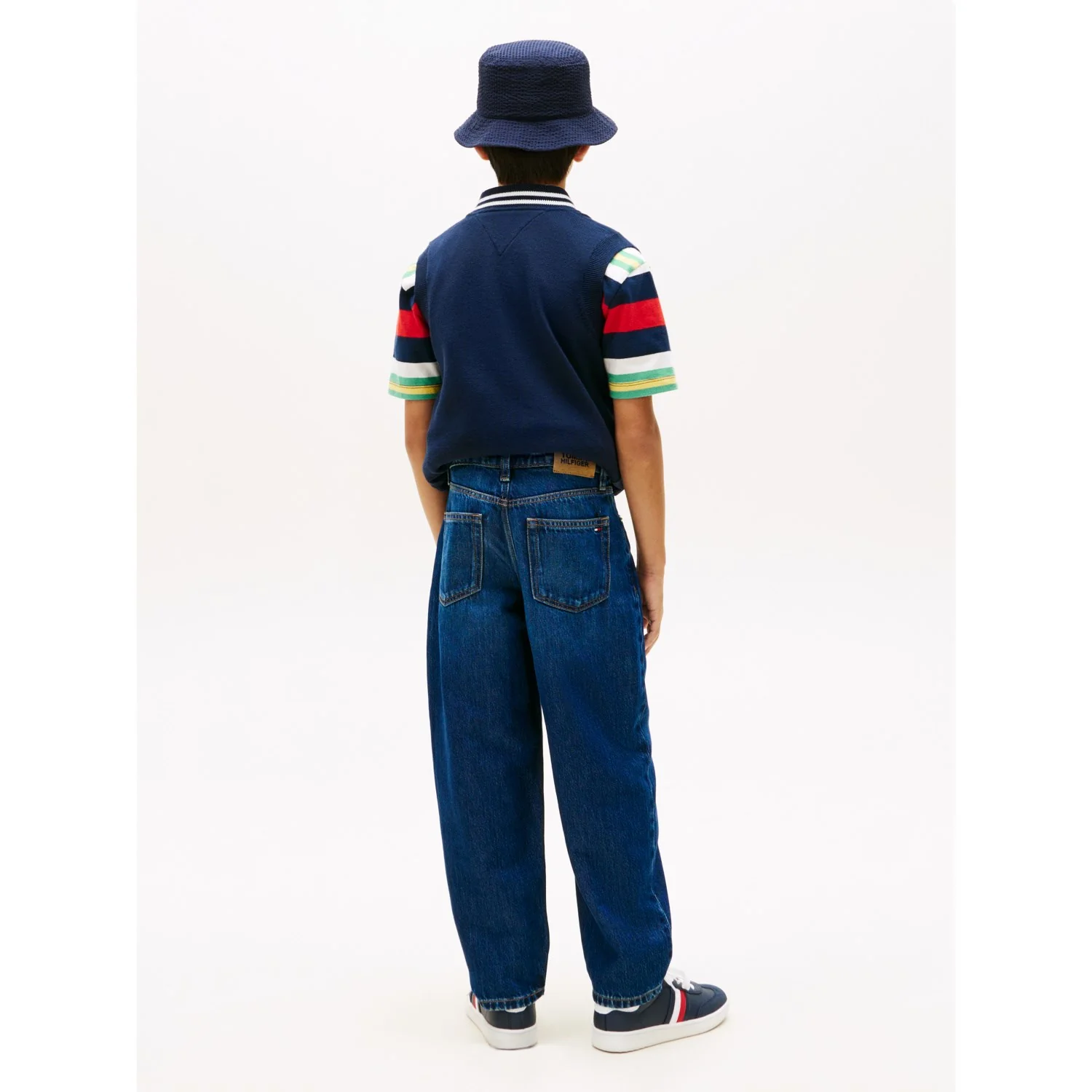 Tommy Hilfiger Darkused Barrel Dark Blue Jeans - Image 5