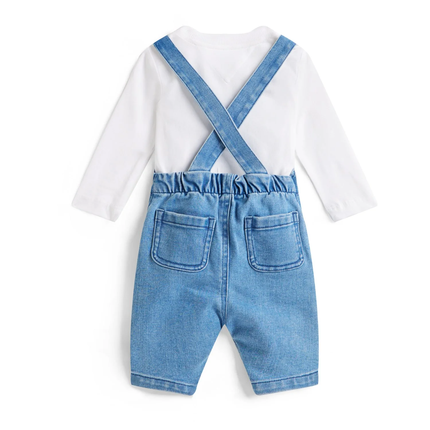 Tommy Hilfiger Denim Medium Denim Dungaree Pants - Image 2