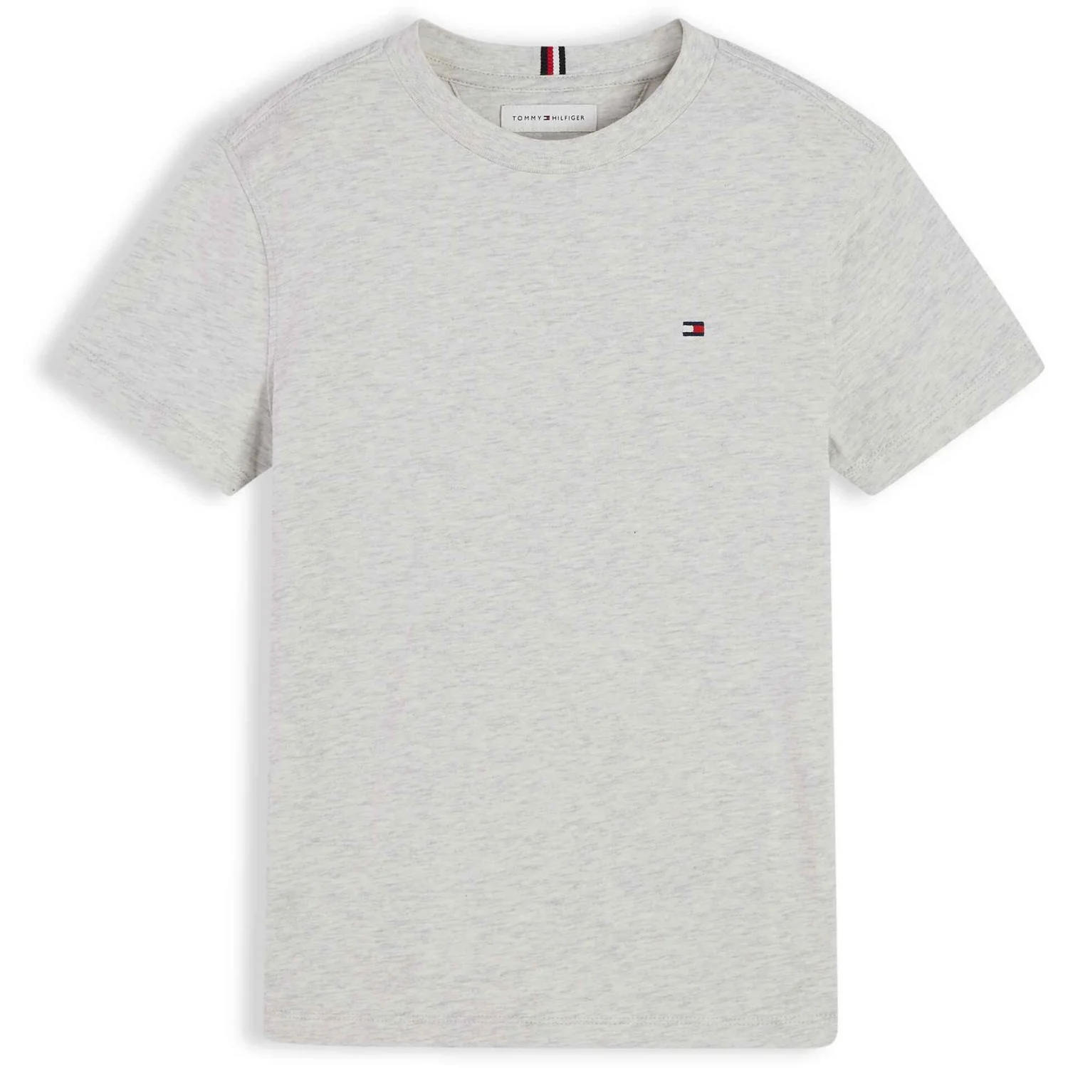 Tommy Hilfiger Grey Heather Essential Cotton Reg Fit Tee Ss