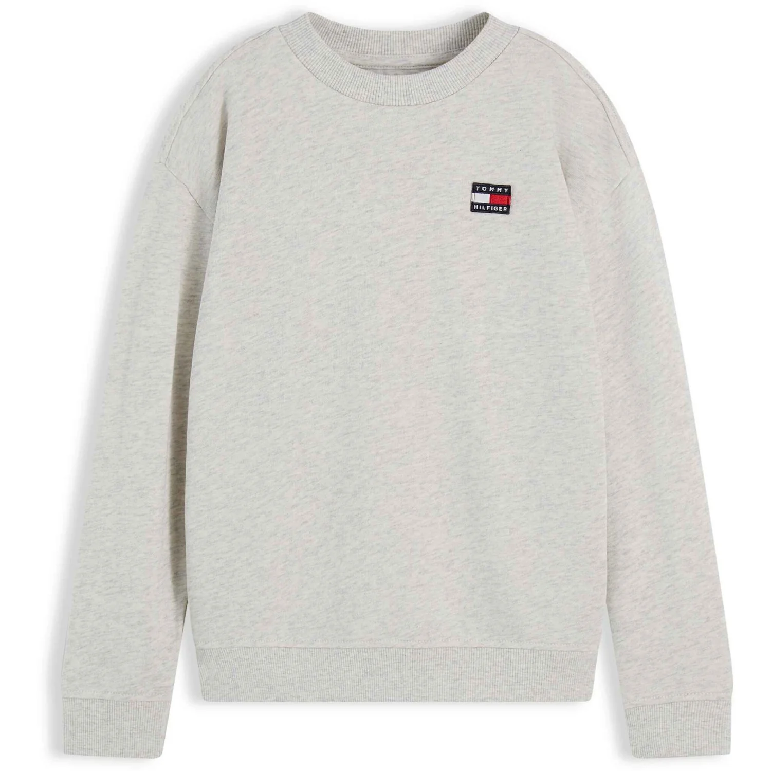 Tommy Hilfiger Heather Grey Flag Heritage Cn Sweatshirt