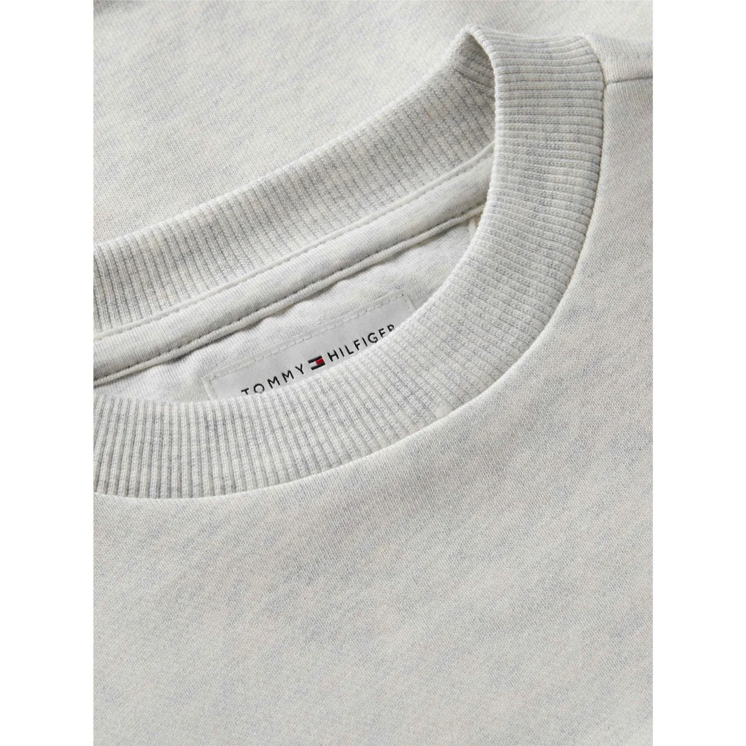 Tommy Hilfiger Heather Grey Flag Heritage Cn Sweatshirt - Image 2