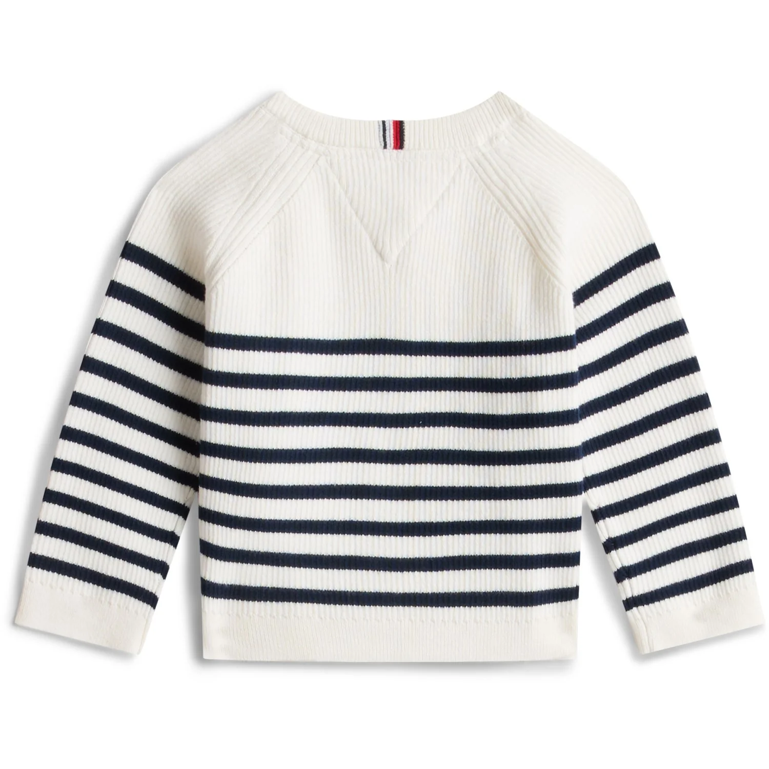 Tommy Hilfiger Ivory Silk Stripes Essential Regular Cardigan Ls - Image 2