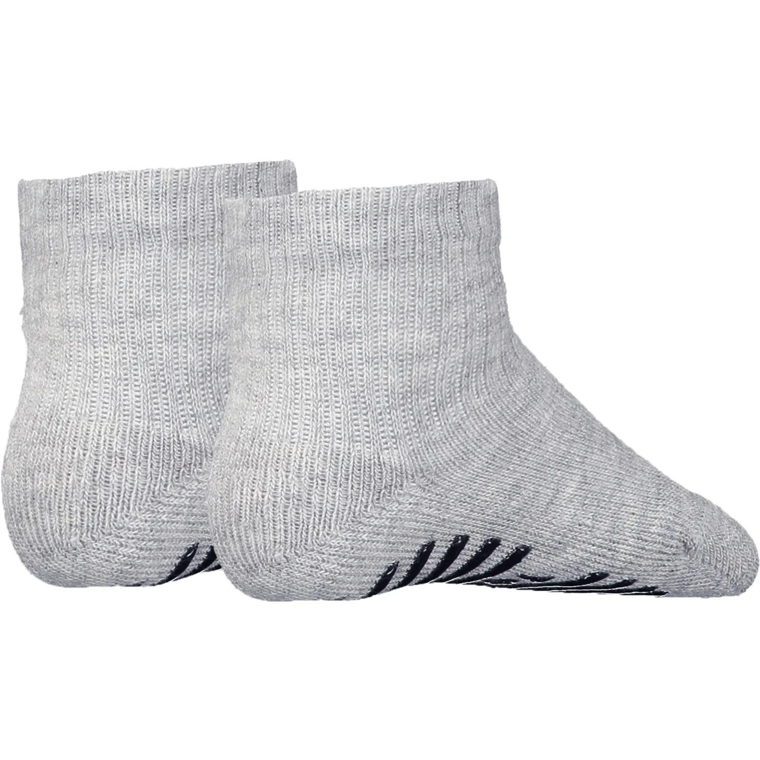 Tommy Hilfiger Light Grey Melange Th Baby Sock 2P Flag Sock - Image 2