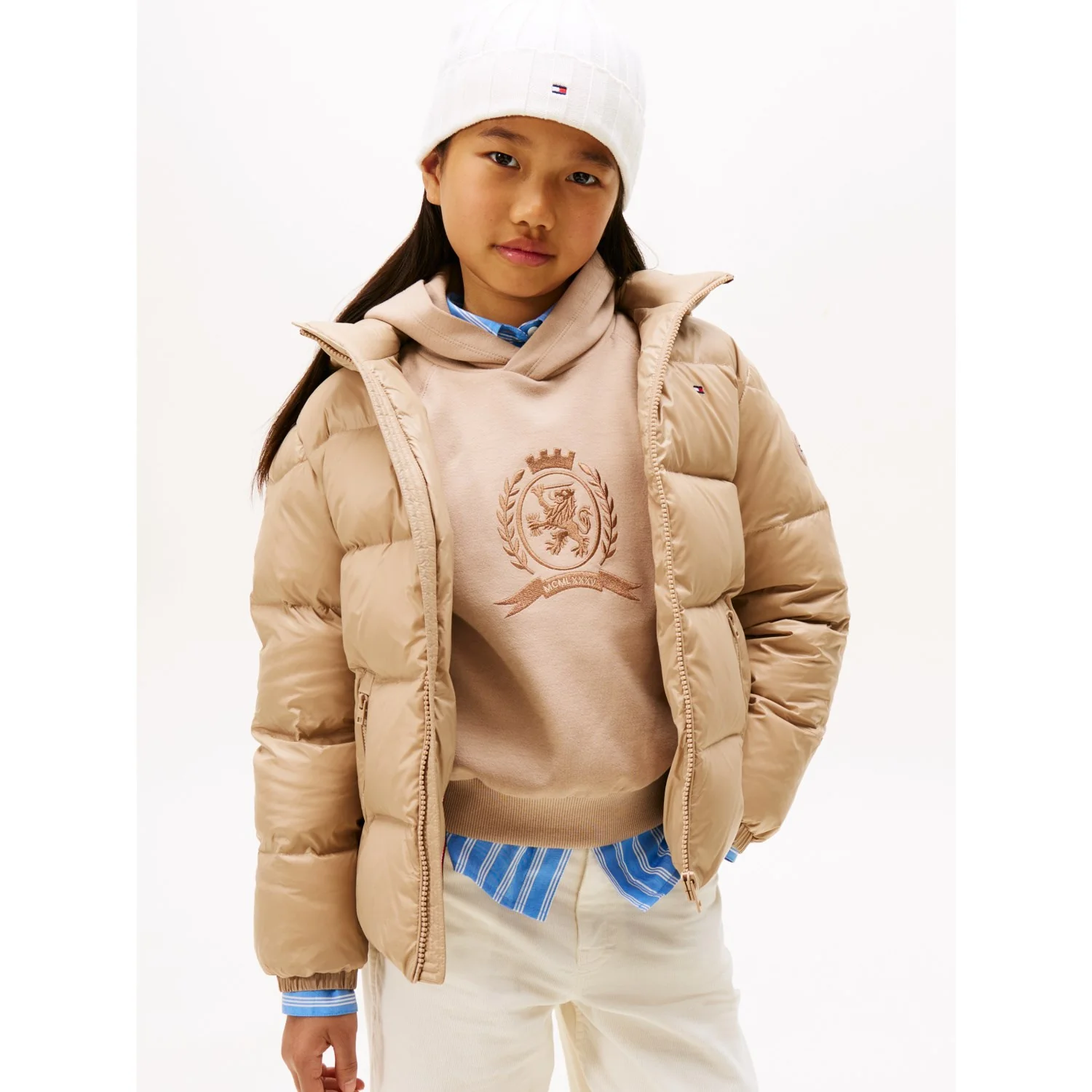 Tommy Hilfiger Malted Milk Essential Down Jacket - Image 2