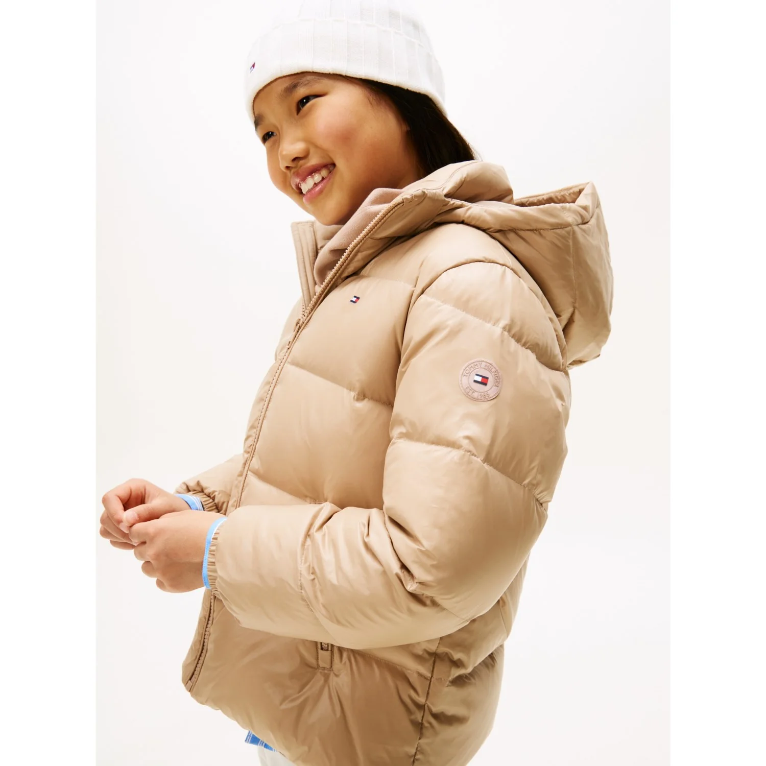 Tommy Hilfiger Malted Milk Essential Down Jacket - Image 3