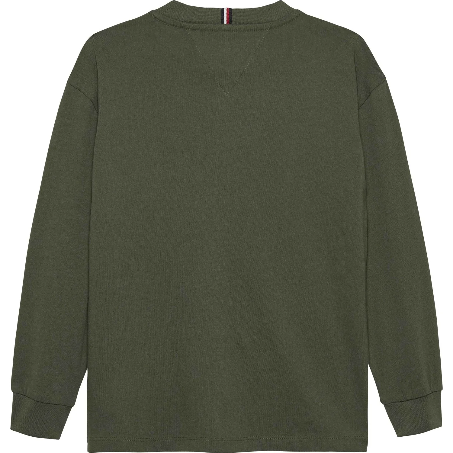 Tommy Hilfiger Pewter Green Essential T-Shirt Ls - Image 6
