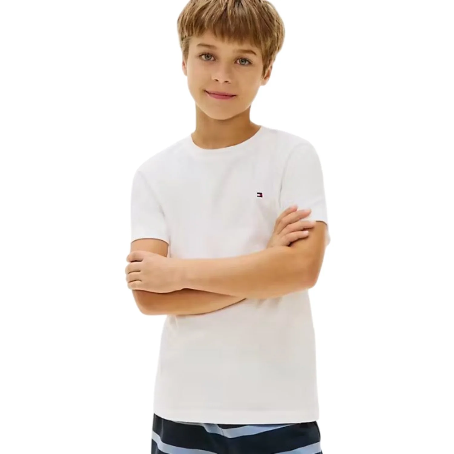Tommy Hilfiger White / White 2 Pk Ss Tee - Image 2