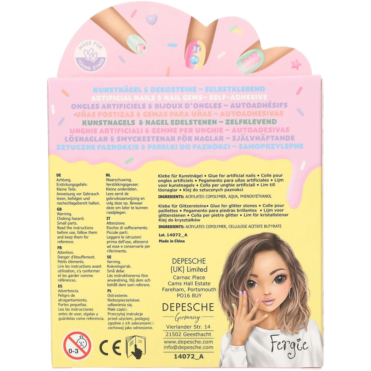 TOPModel Candy Glam Artificial Nails And Deco Stone Set - Image 5