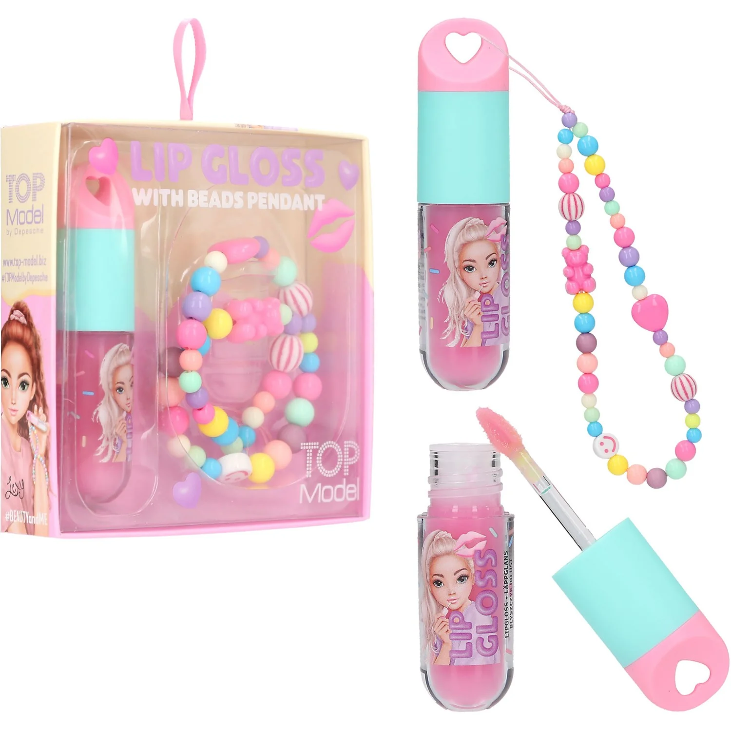 TOPModel Candy Glam Lipgloss And Pearl String Set - Image 2