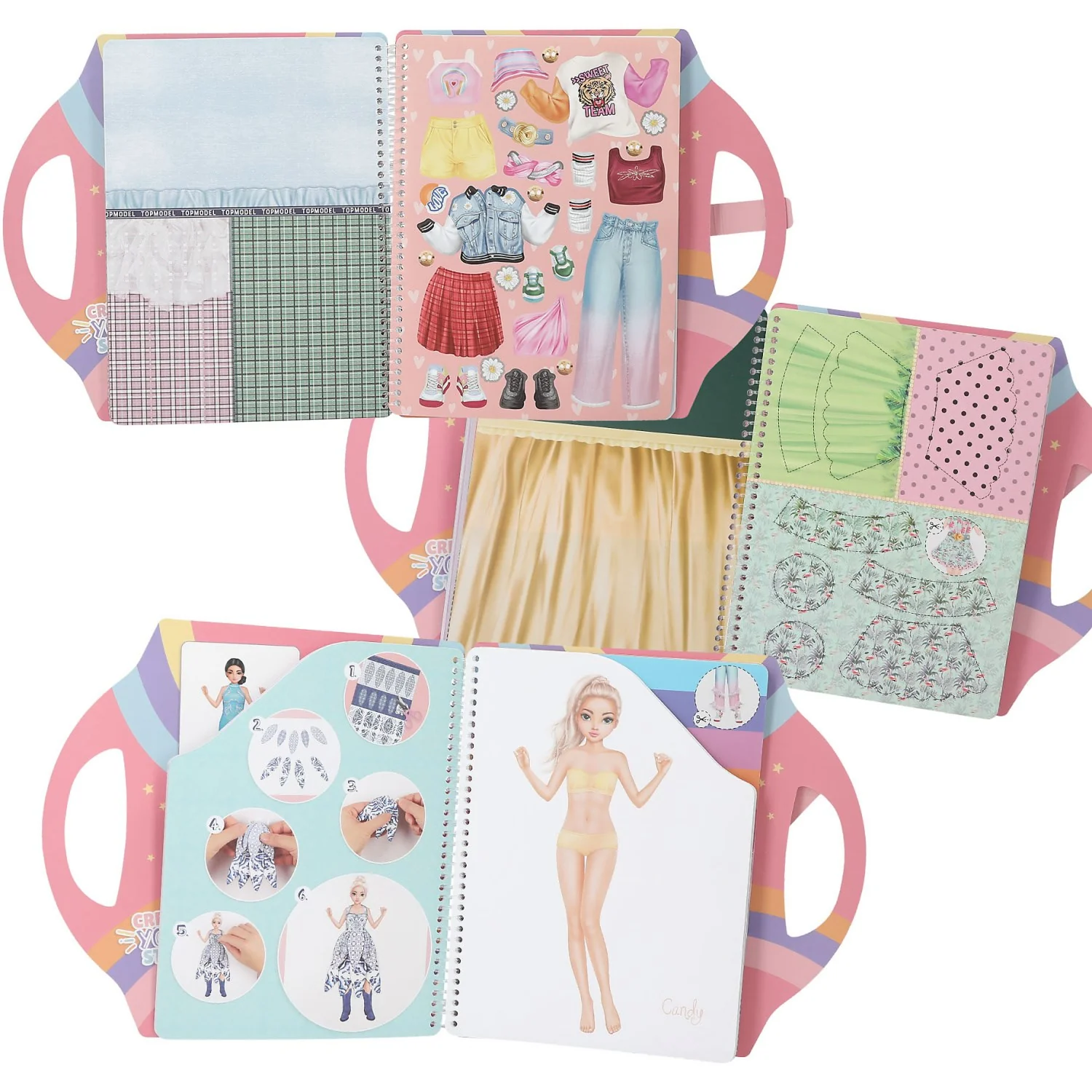 TOPModel Dress Me Up Collage Book - Image 2