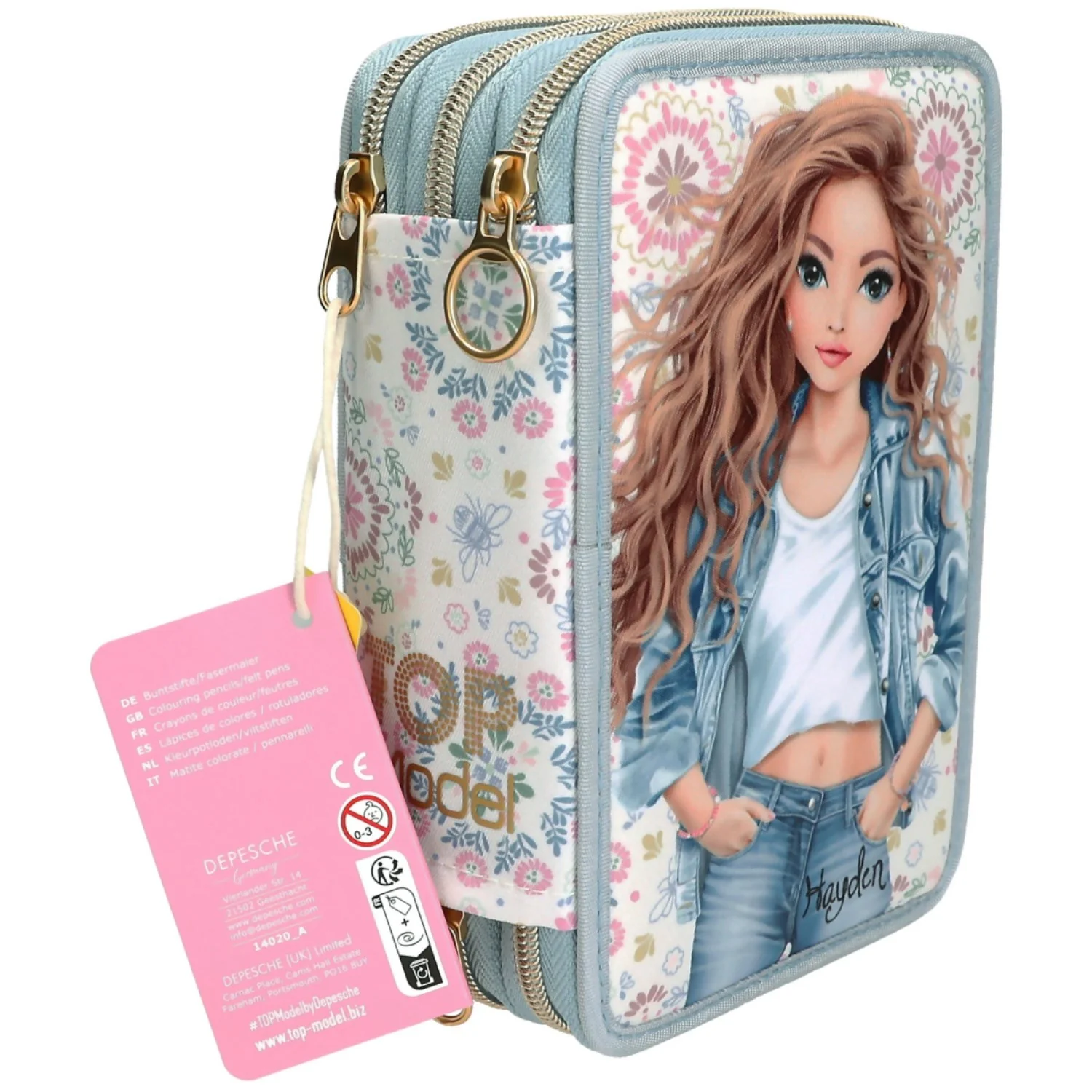 TOPModel Festival Fun Triple Pencil Case - Image 6