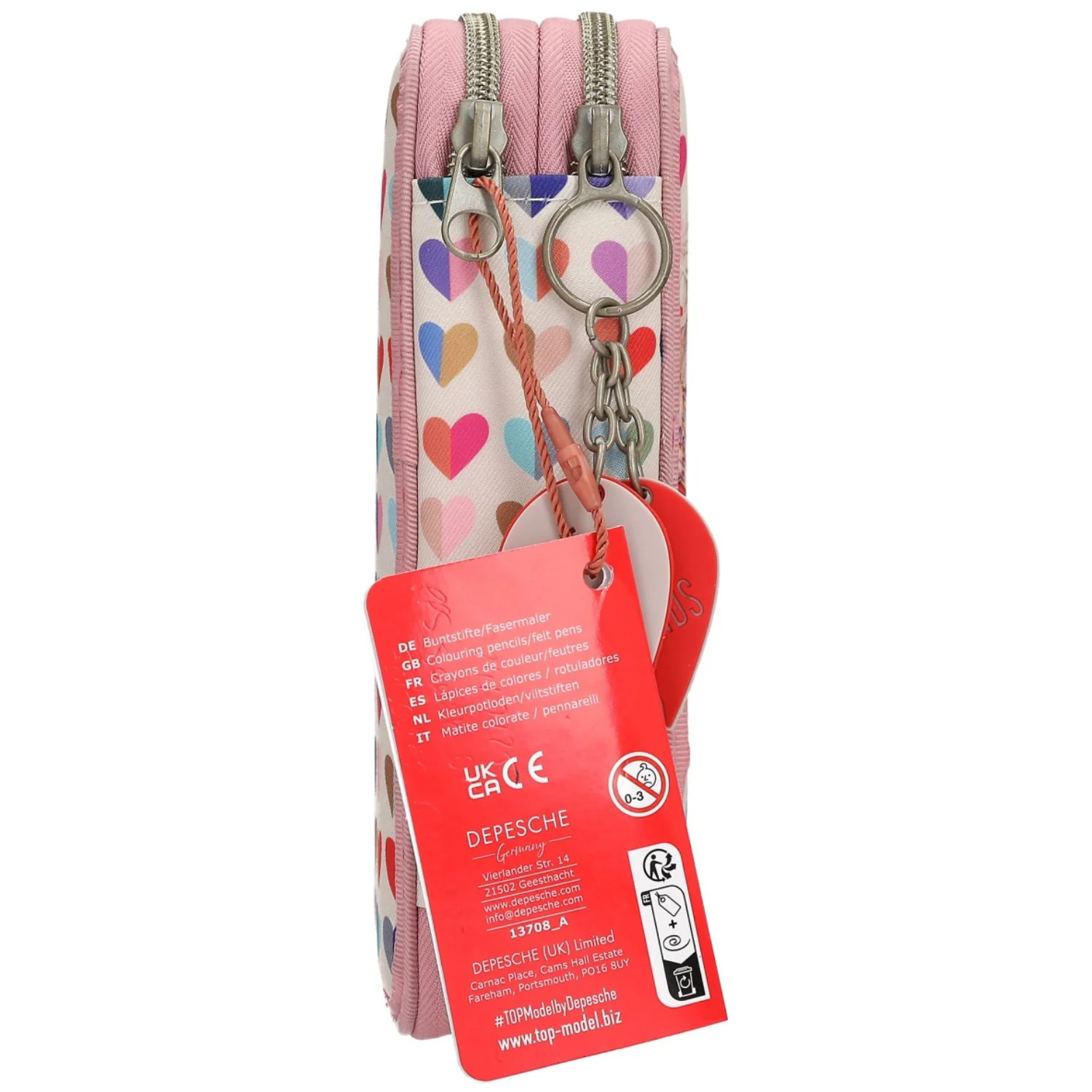 TOPModel Heart To Heart Double Pencil Case - Image 6