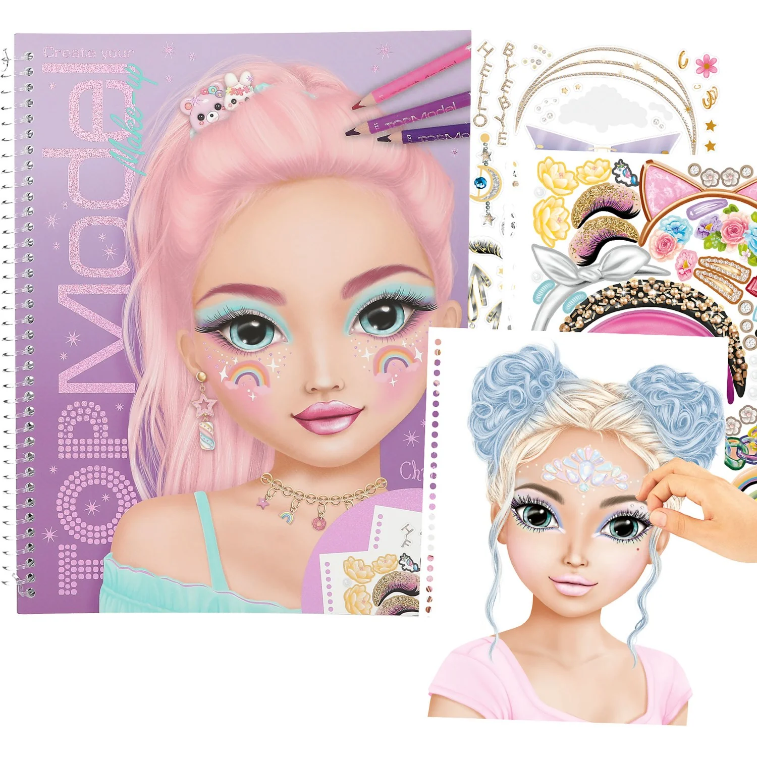 TOPModel Make Up Colouring Book - Image 2