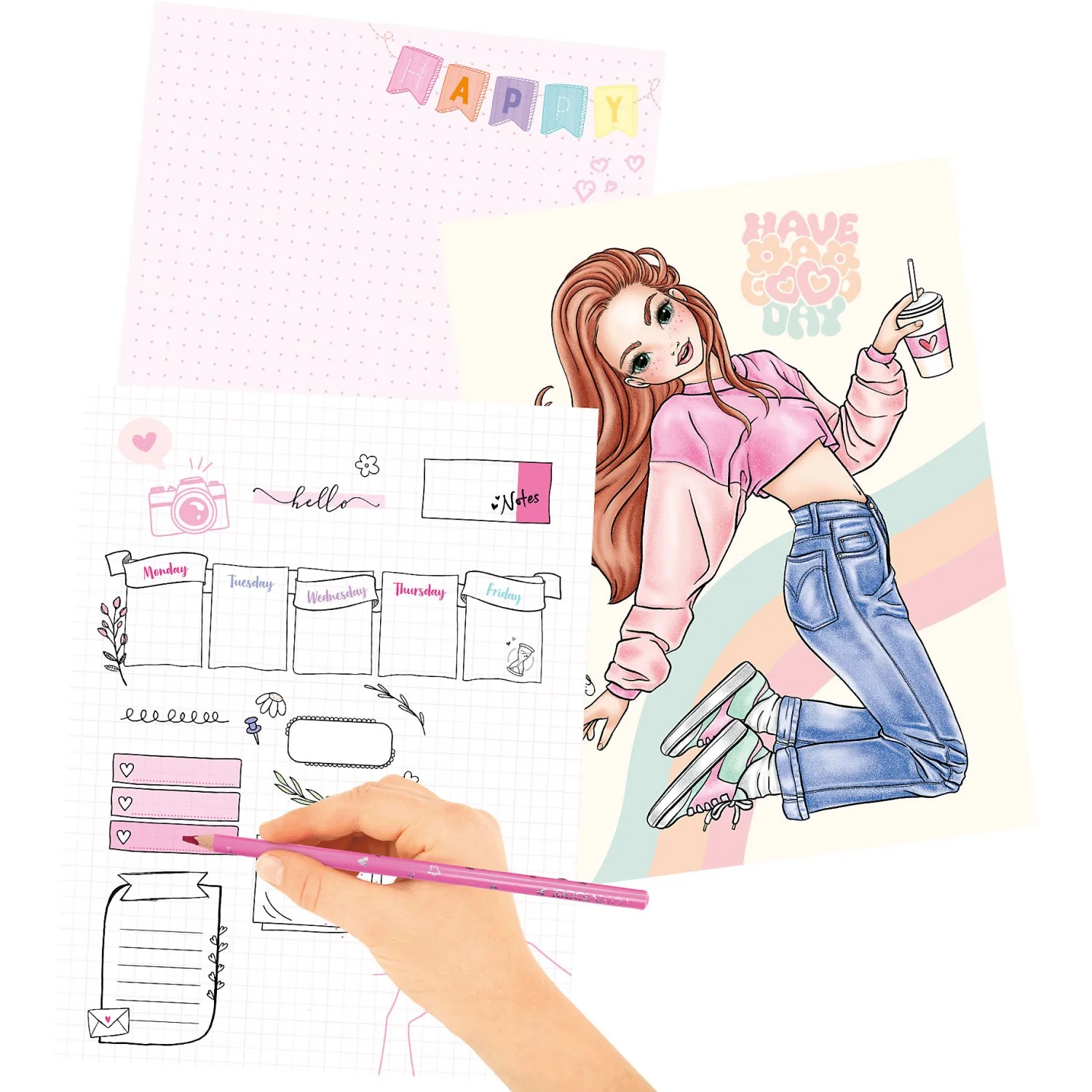 TOPModel Mood Colouring Book With Light And Sound English - Image 4