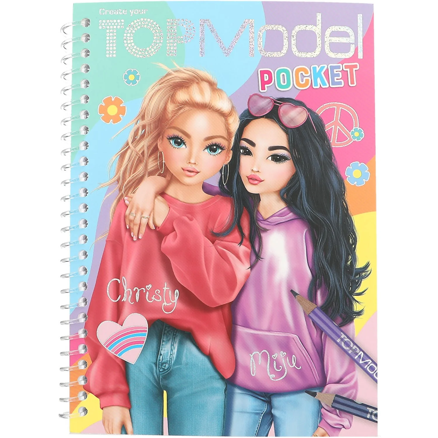 TOPModel Pocket Colouring Book - Image 4