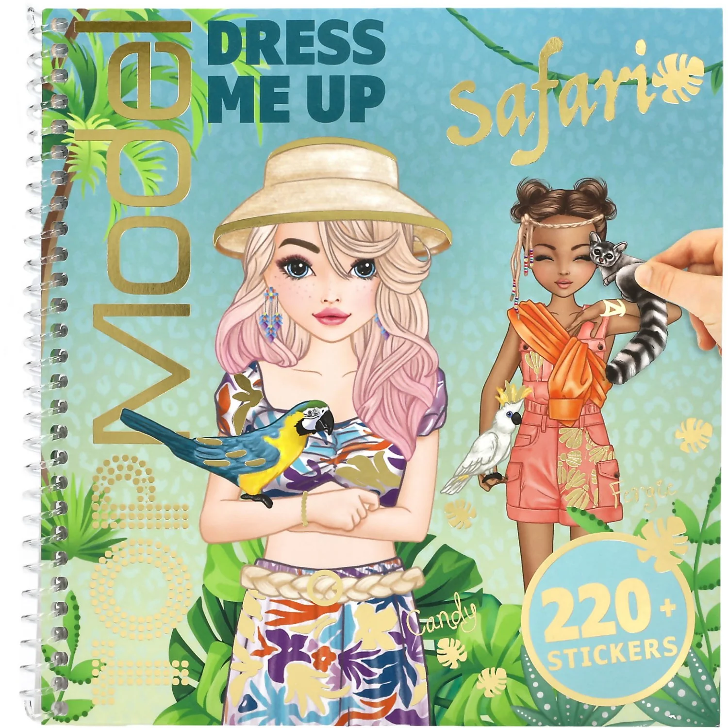 TOPModel Safari Dress Me Up Stickerbook - Image 3
