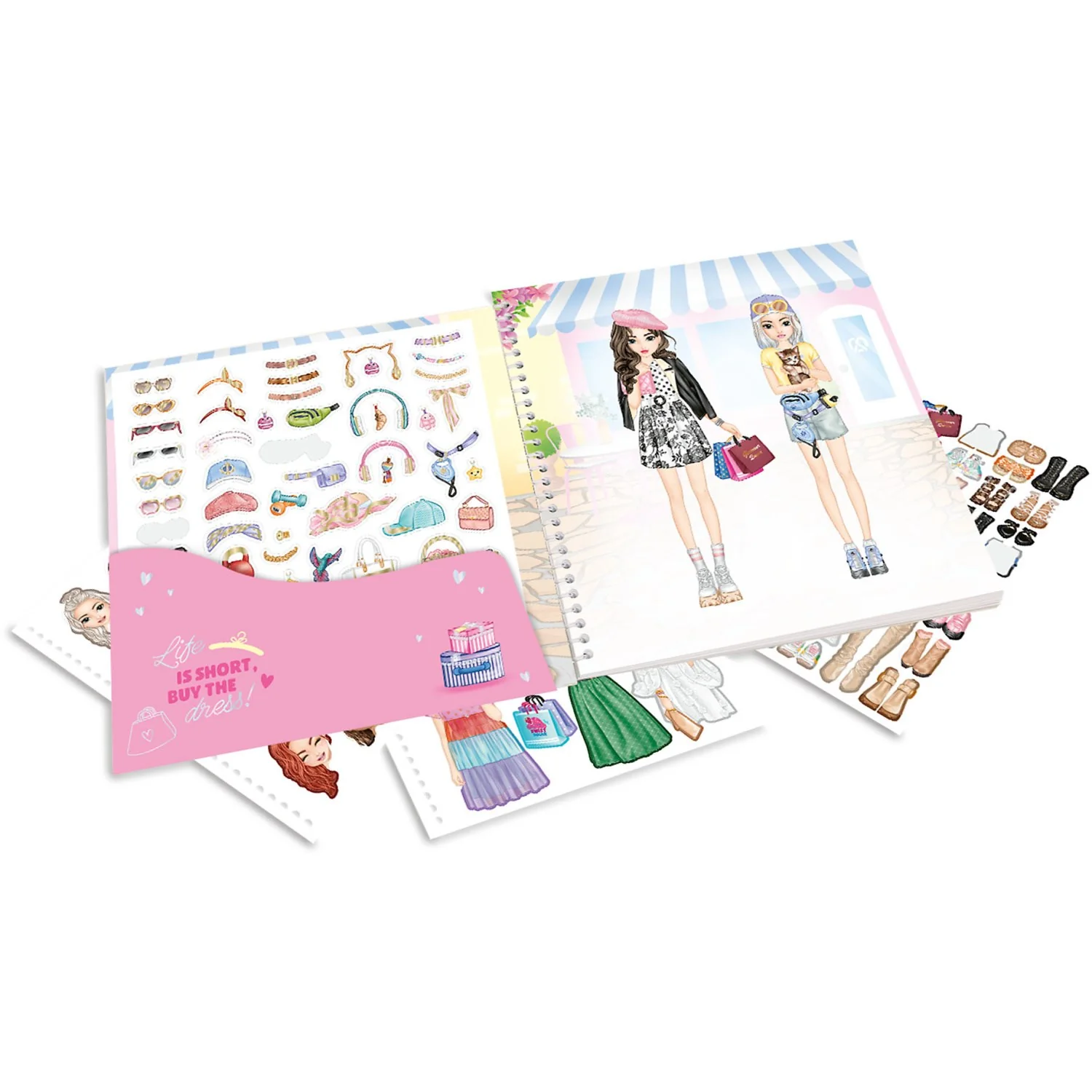 TOPModel Dress Me Up Stickerbook Shopping Tour - Image 2