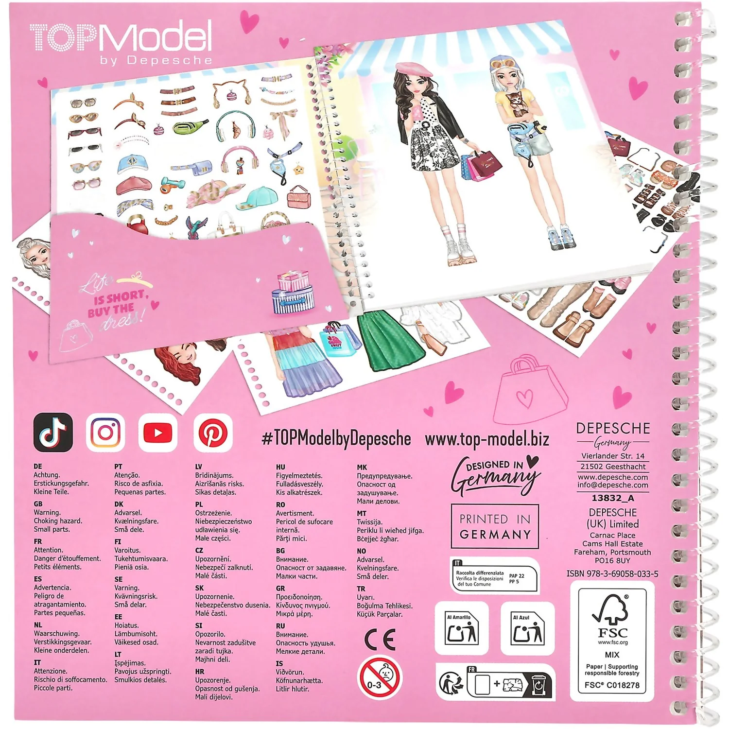 TOPModel Dress Me Up Stickerbook Shopping Tour - Image 4