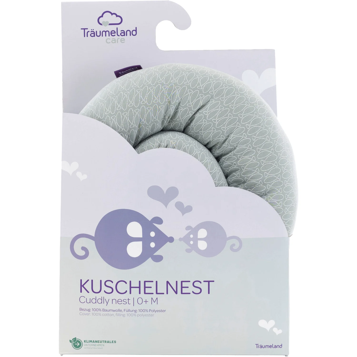 Träumeland Mint Cuddly Nest Fish Mint - Image 4