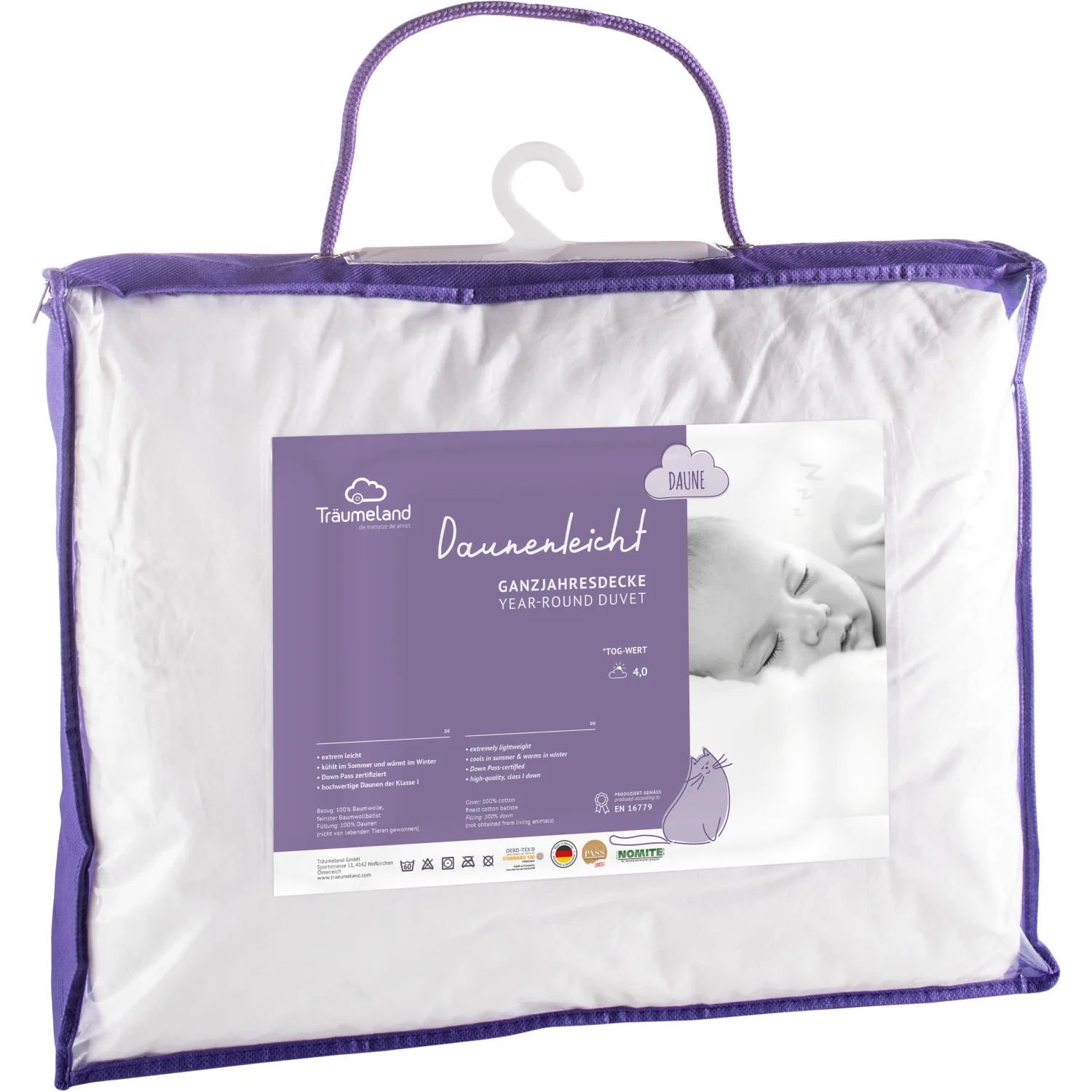 Träumeland White Duvet Daunenleicht - Image 5