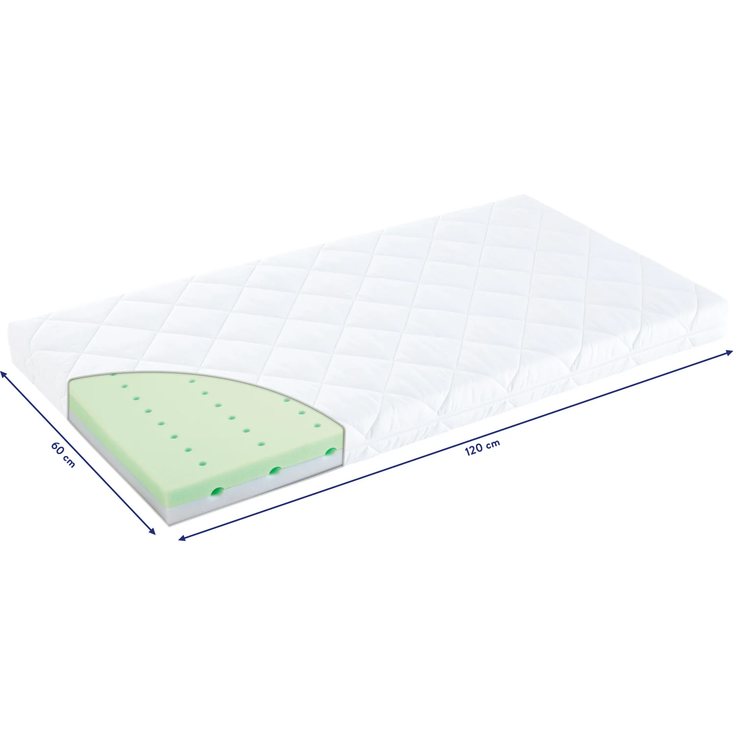 Träumeland White Mattress Air Flow Basic - Image 3