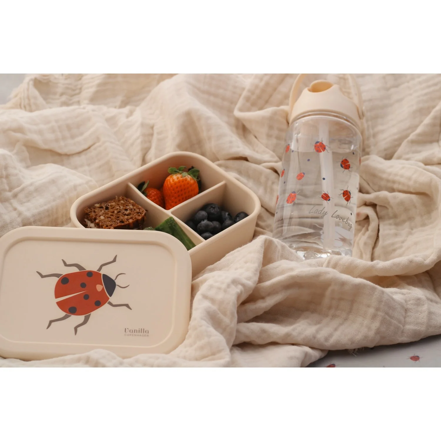 Vanilla COPENHAGEN Lady Lovebug Lunch Box - Silicone - Image 4