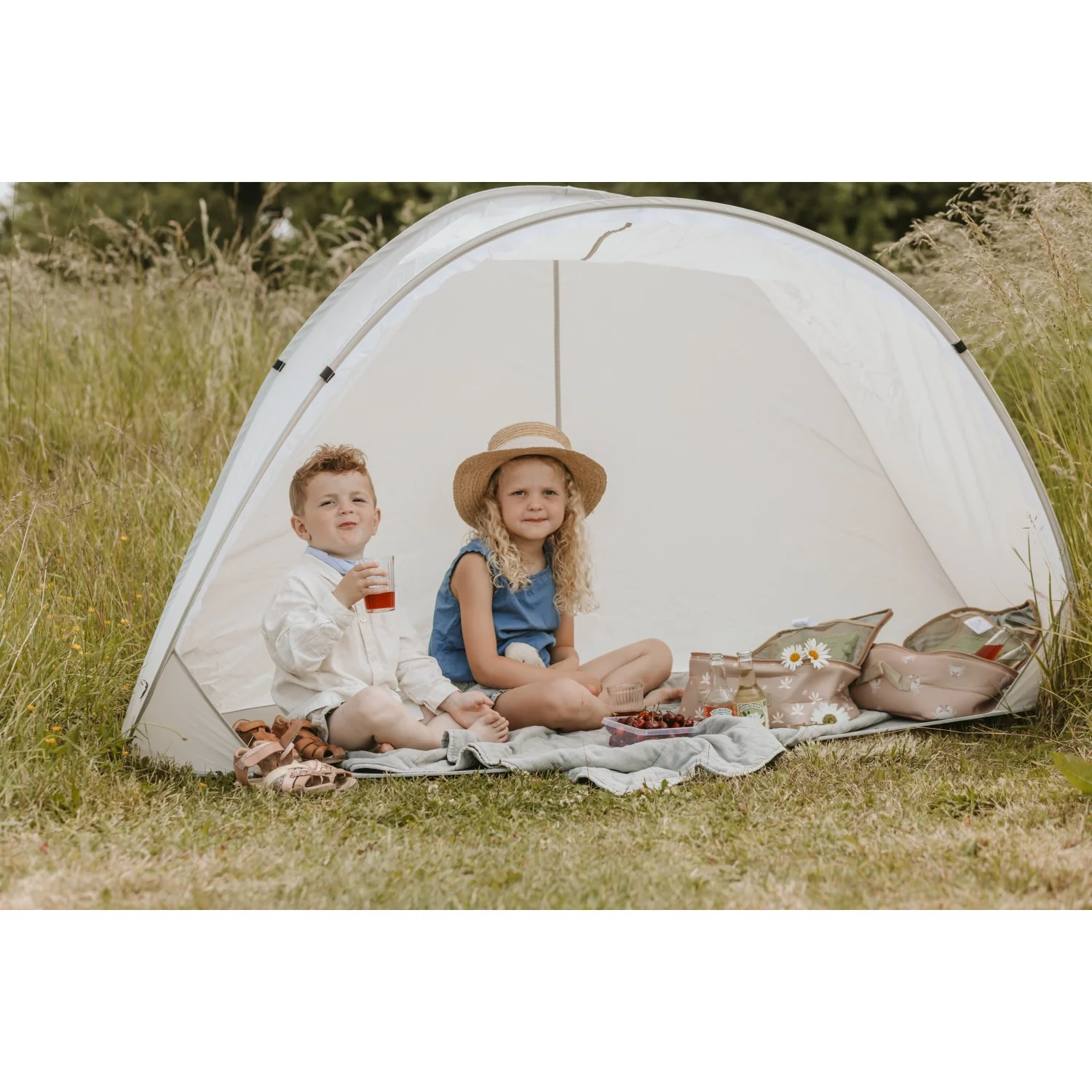 Vanilla COPENHAGEN Oyster Grey Pop-Up Tent Family - Image 3