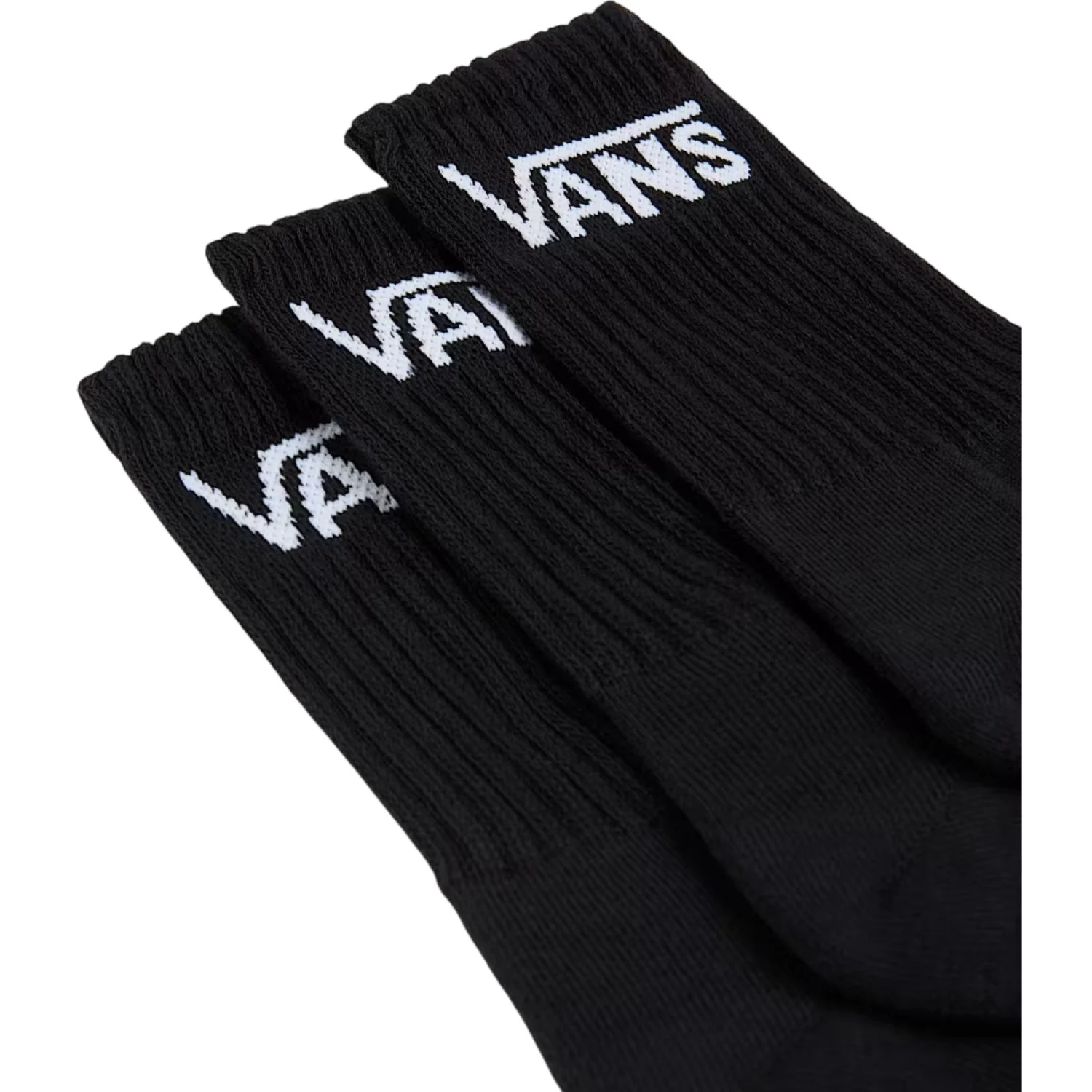 VANS Black Classic Crew Socks 3-Pack - Image 2