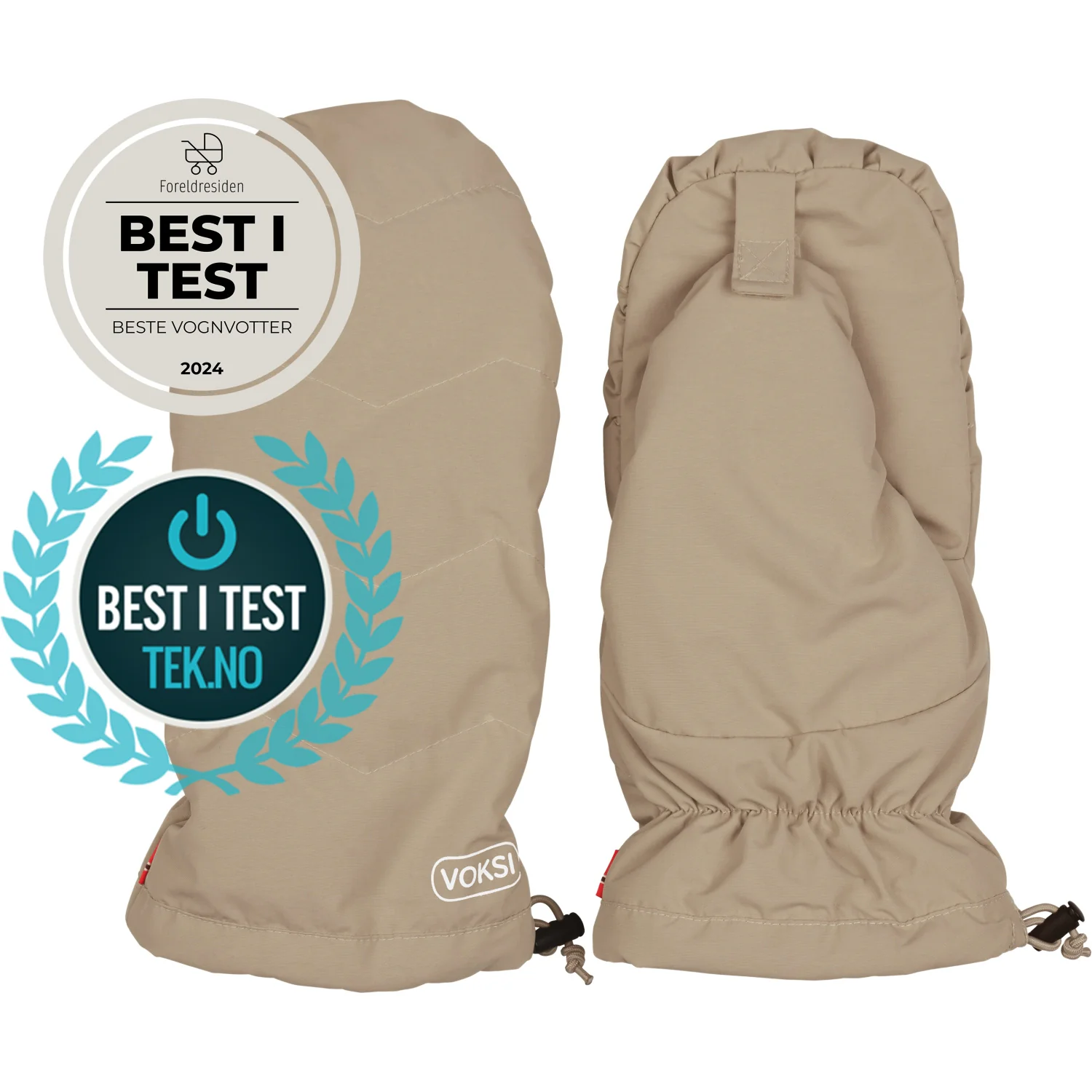 Voksi® Dark Sand Stroller Mittens - Image 2