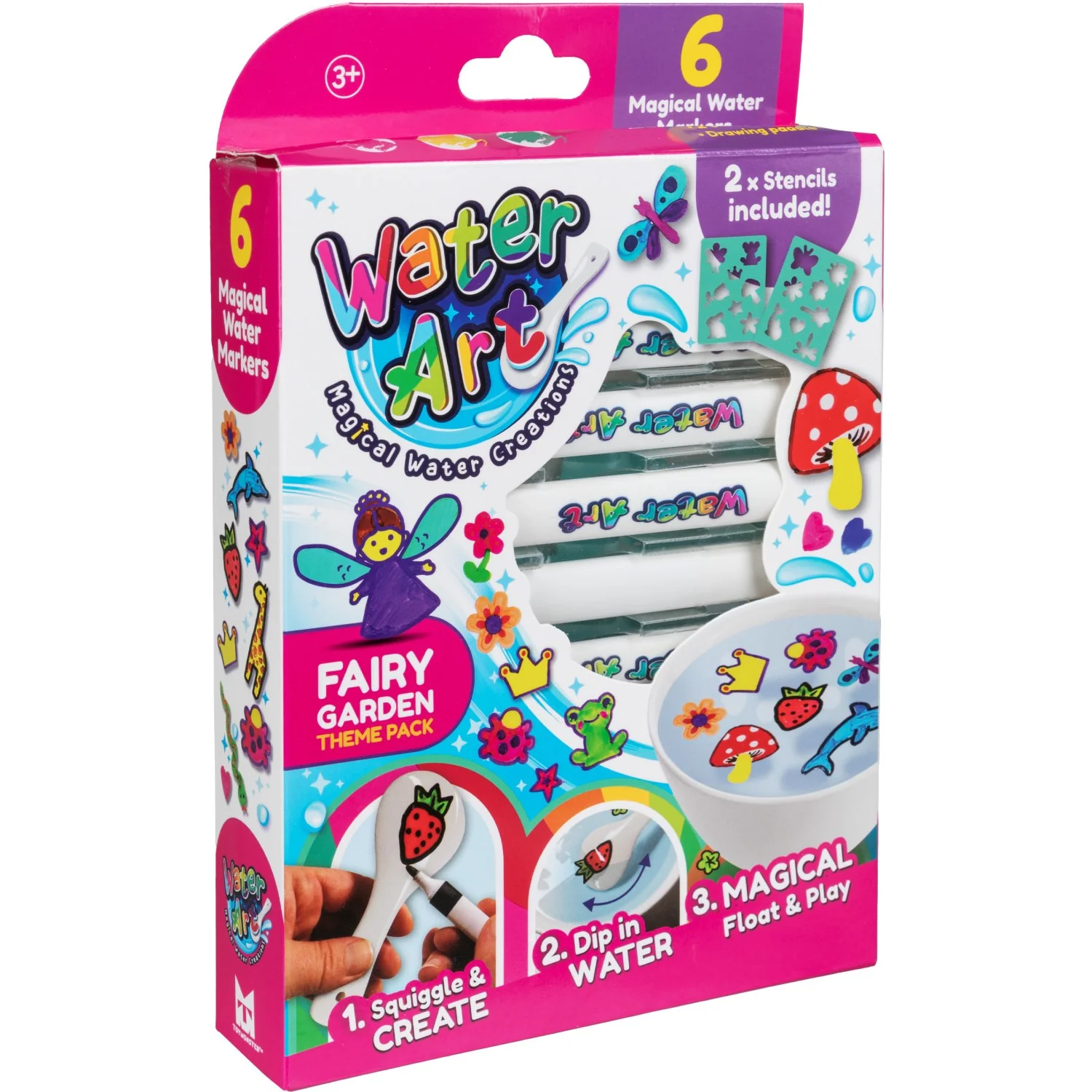 Water Art 6 Markers Fairy Theme - Image 2