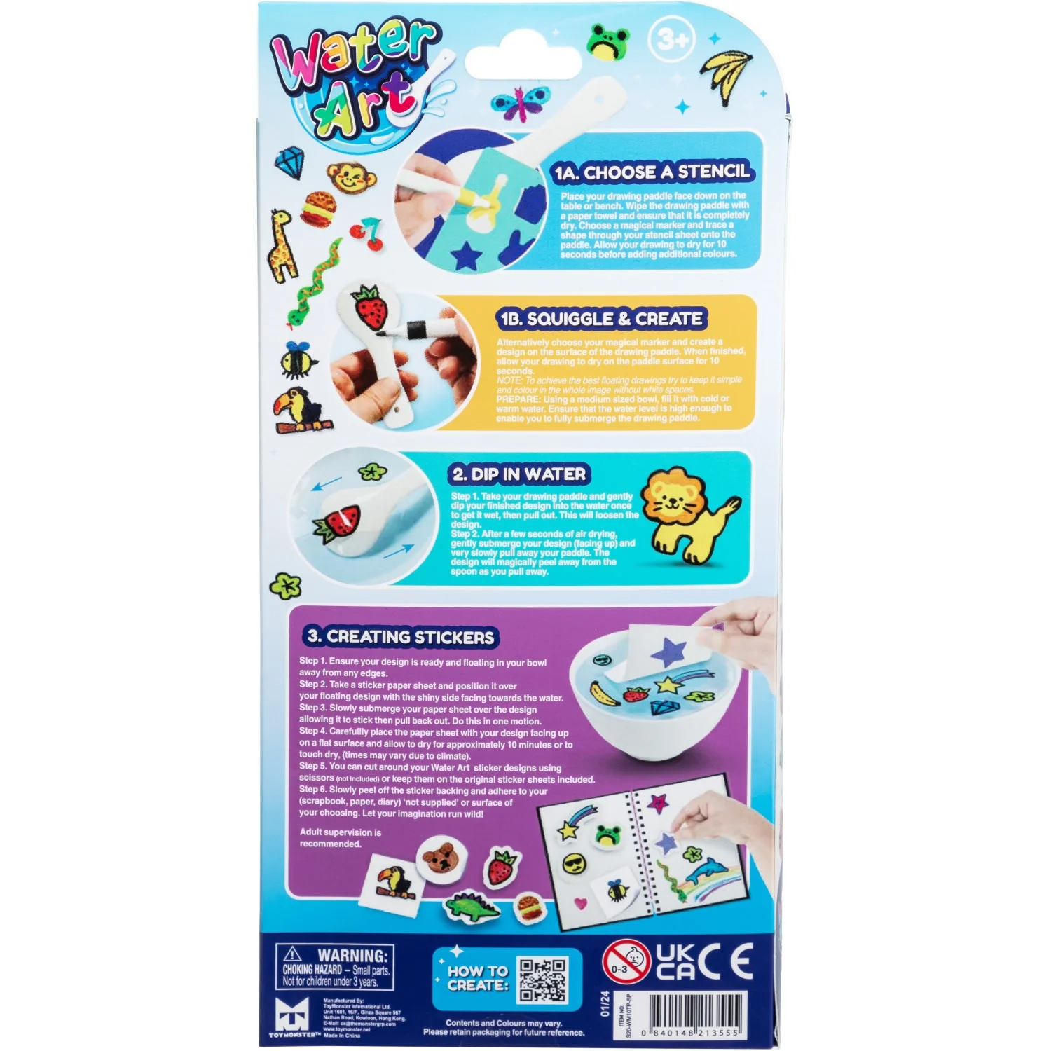 Water Art Sticker Set With 10 Markers - Image 6