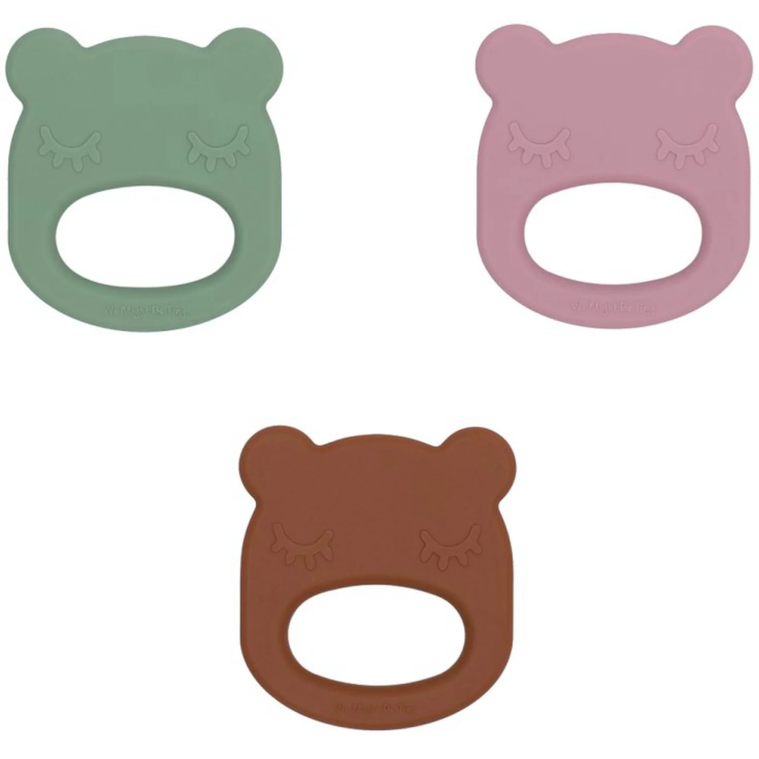 We Might Be Tiny Brun Teether Bear - Image 3