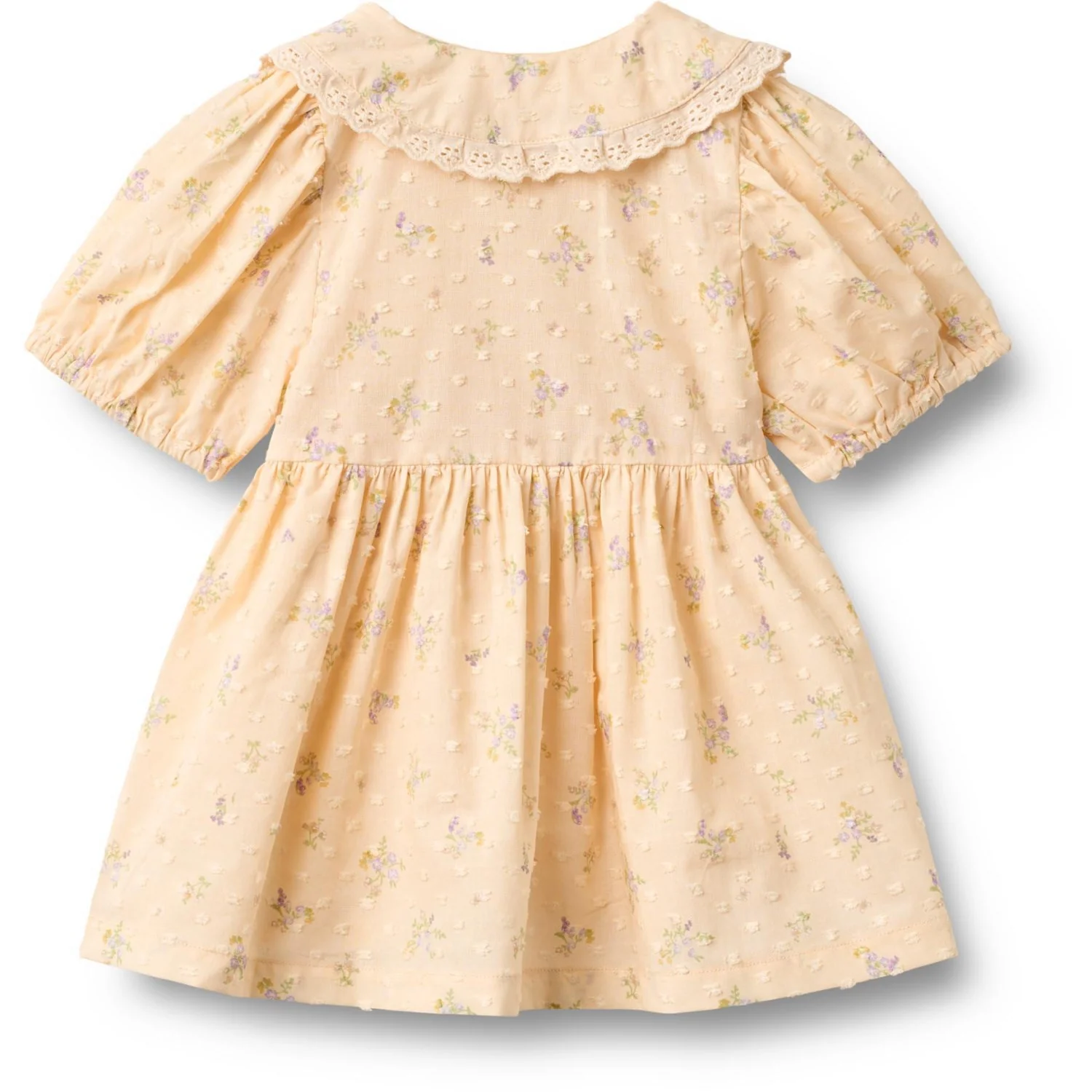 Wheat Barely Apricot Flowers Dress S/S Adele - Image 4