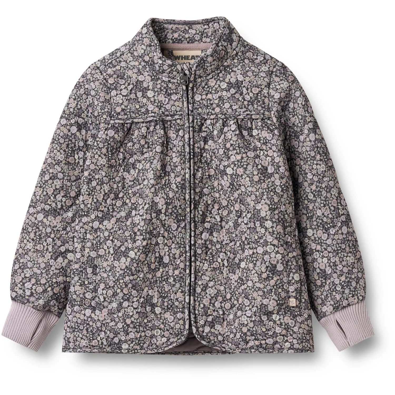 Wheat Black Sea Flowers Thermo Jacket Thilde