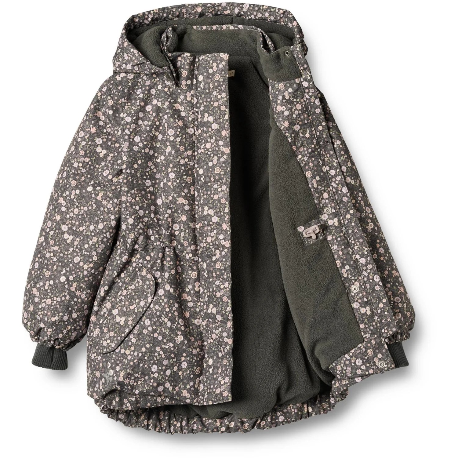 Wheat Black Sea Open Flowers Jacket Tove - Image 2