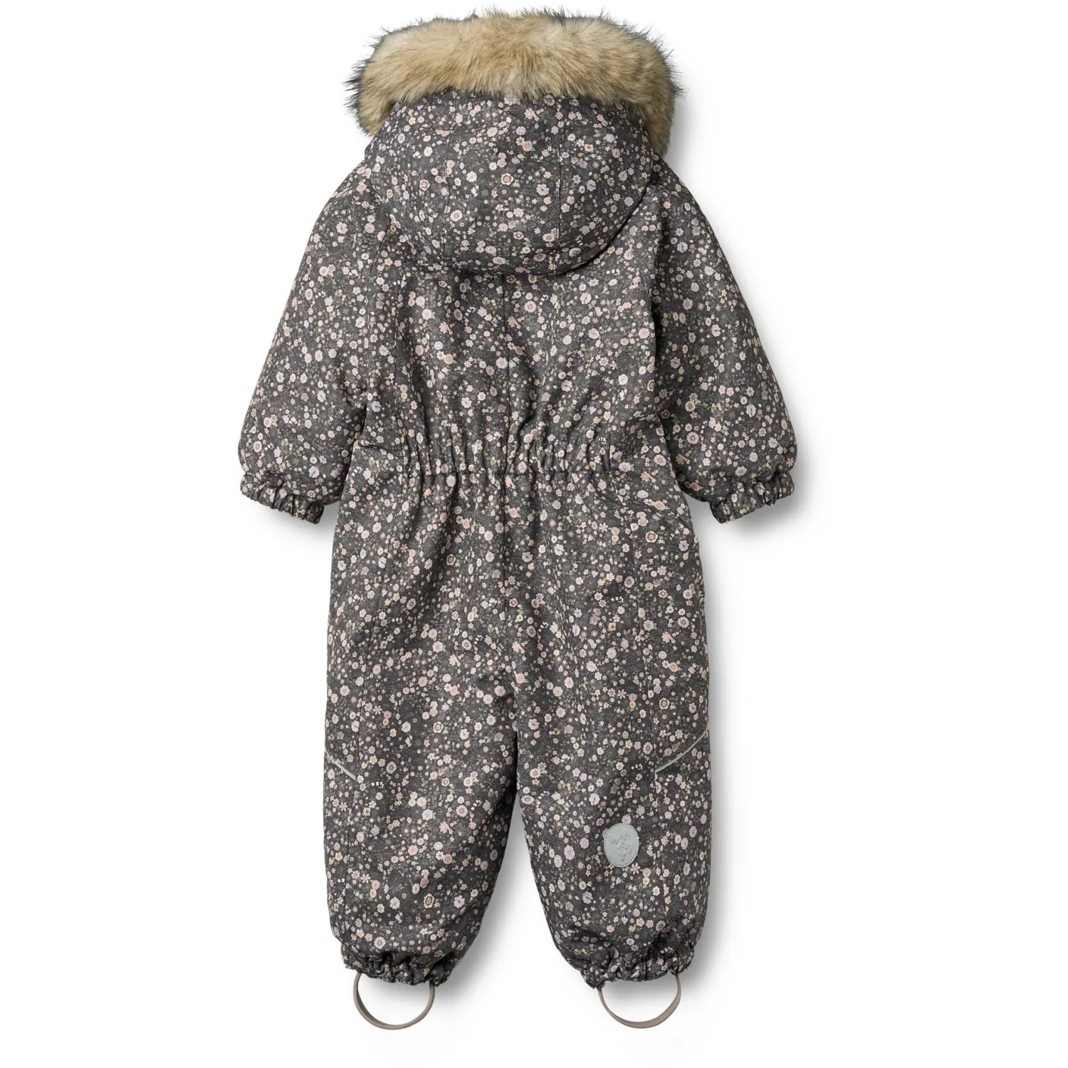 Wheat Black Sea Open Flowers Snowsuit Nickie - Image 3