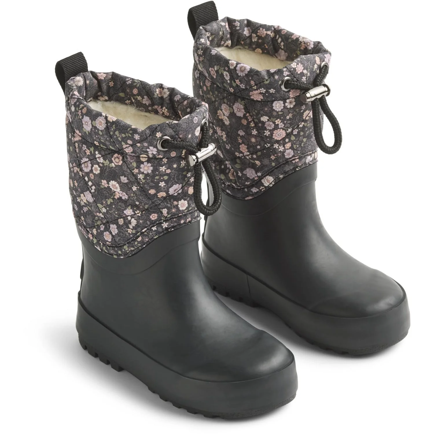 Wheat Black Sea Open Flowers Thermo Snowboot Drizzle
