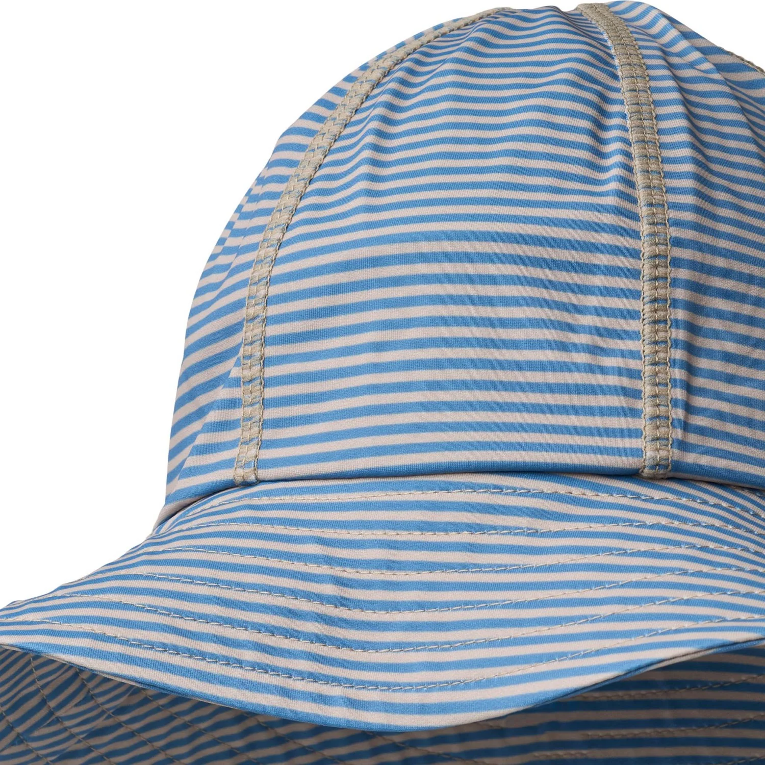 Wheat Blue Swim Stripe UV Sun Hat Bora - Image 3