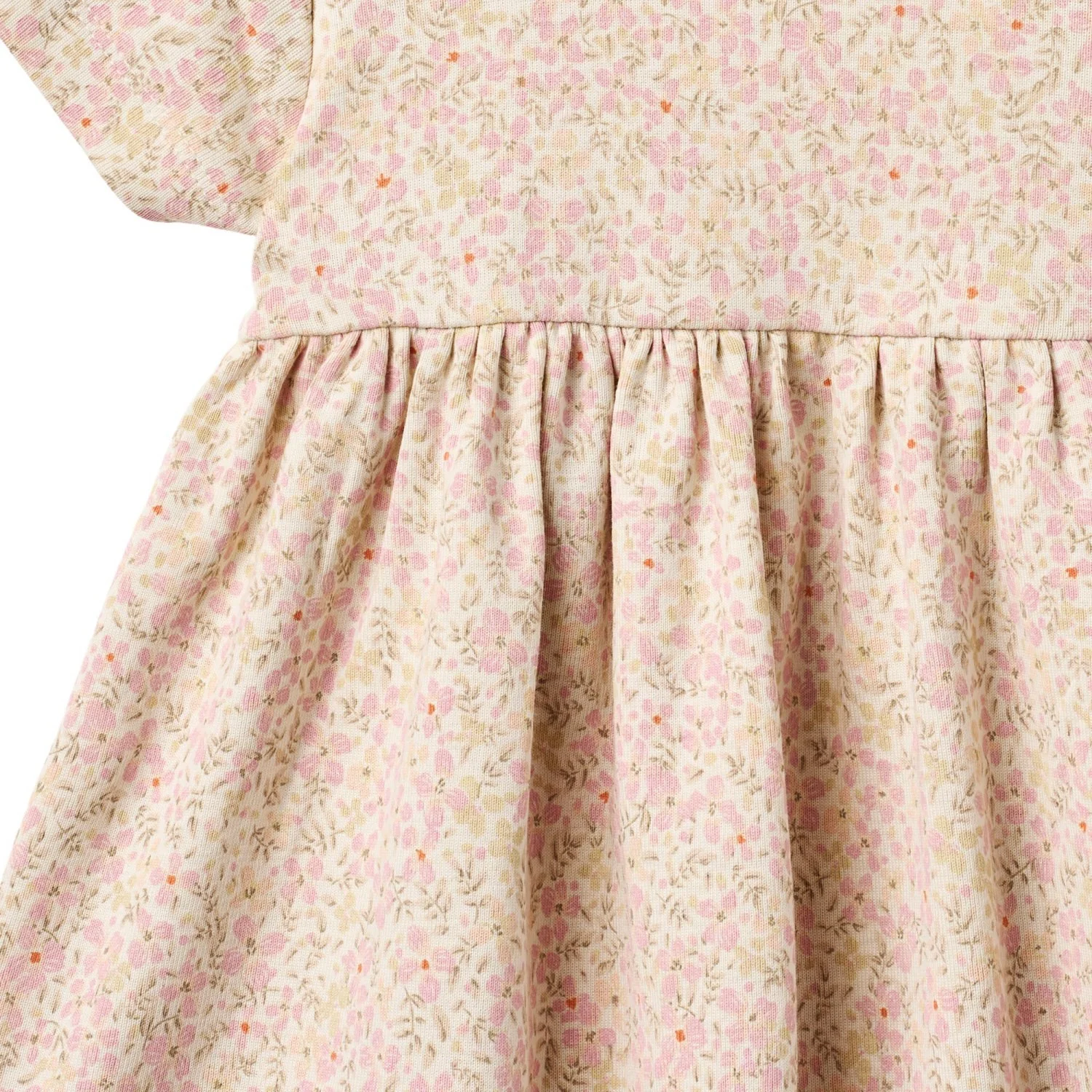 Wheat Coral Flowers Jersey Dress S/S Nova - Image 2