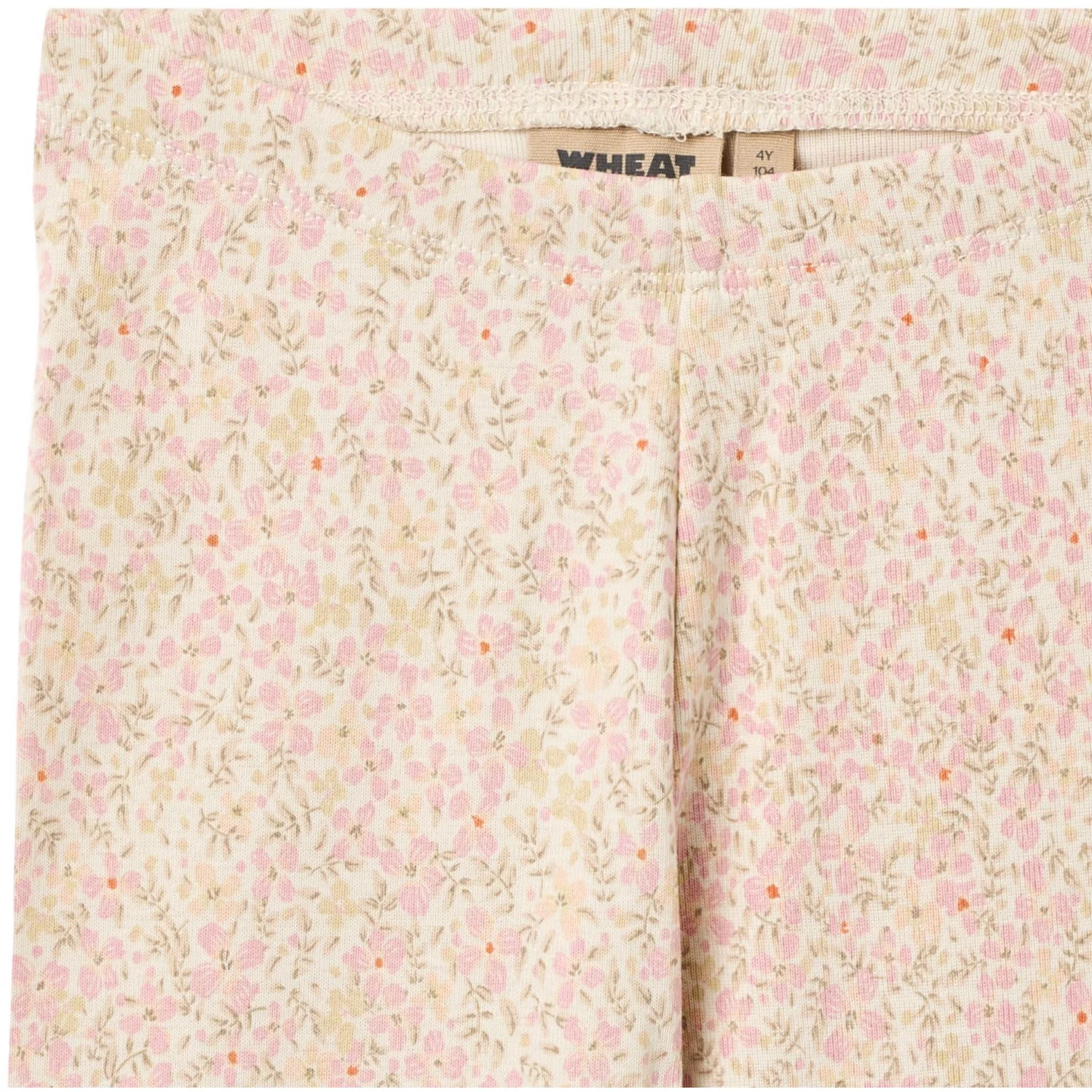 Wheat Coral Flowers Jersey Leggings Jules - Image 2