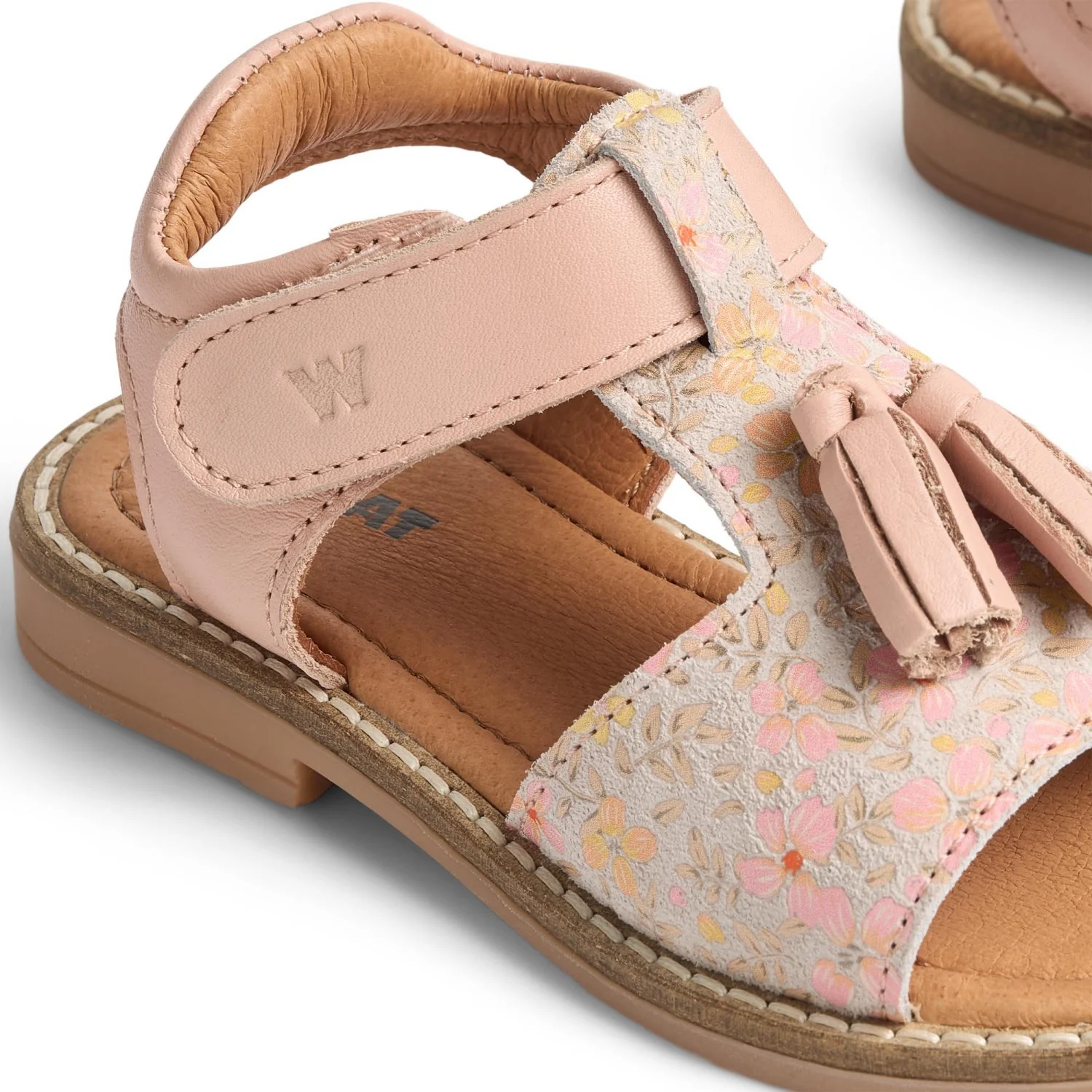 Wheat Coral Flowers Sandal Pil - Image 2