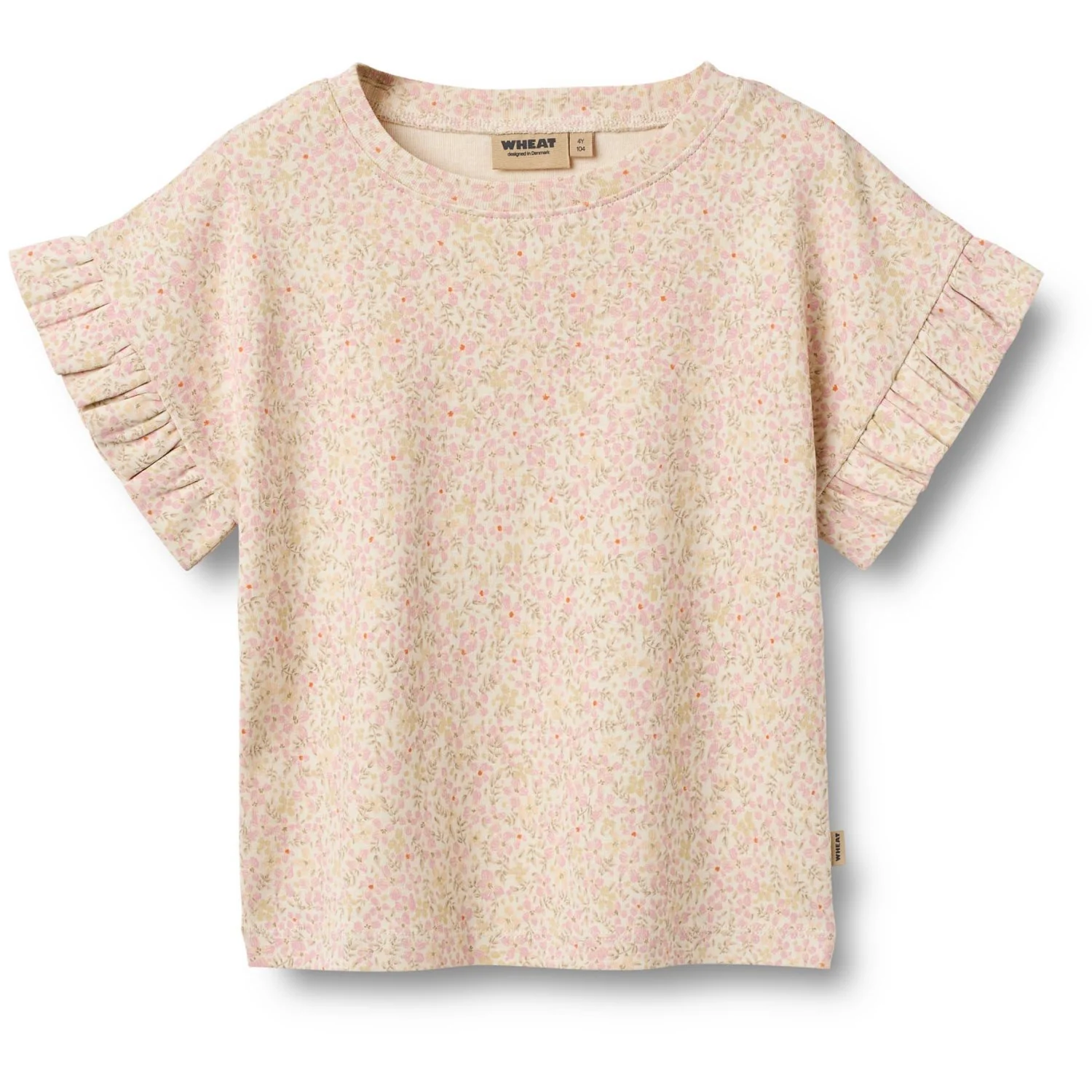 Wheat Coral Flowers Set T-shirt & Shorts Ally - Image 2