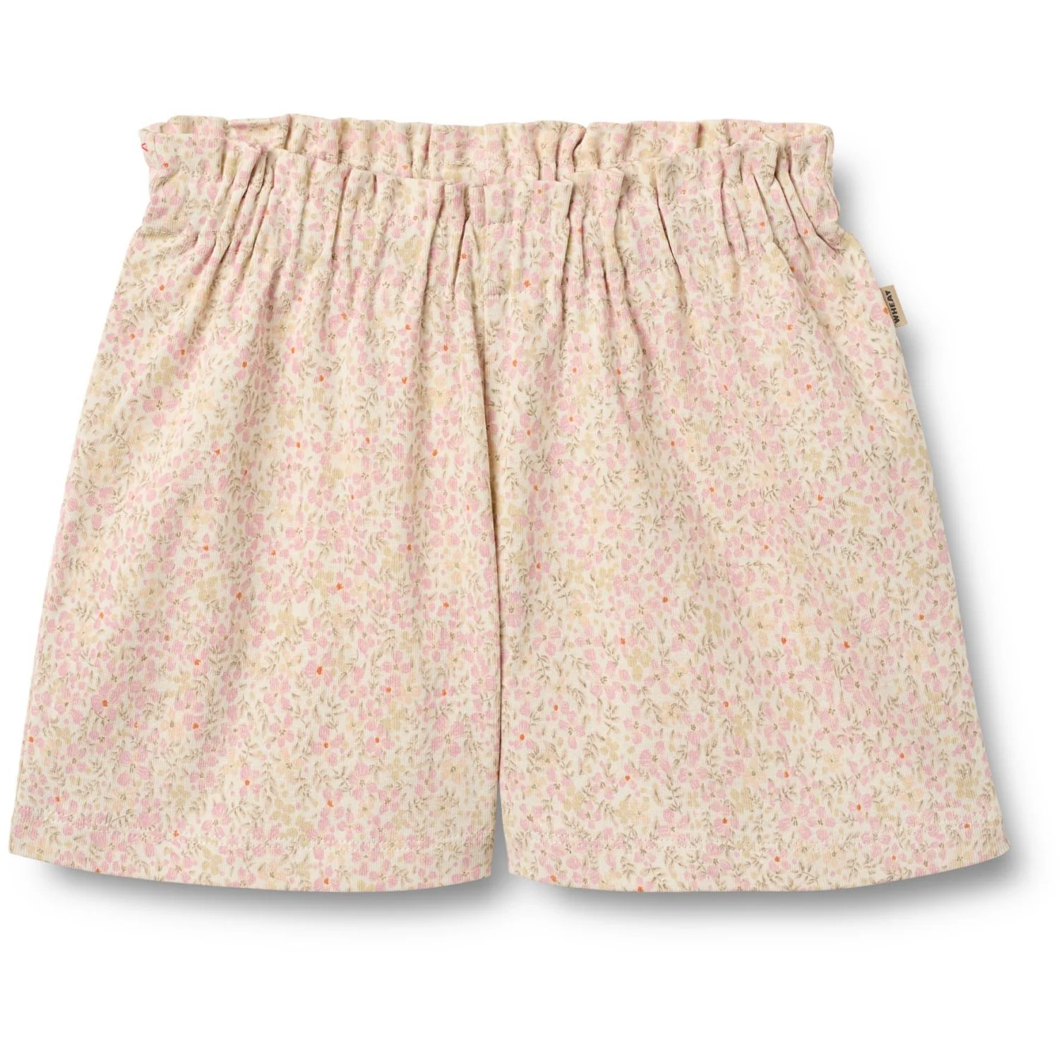 Wheat Coral Flowers Shorts Sandy