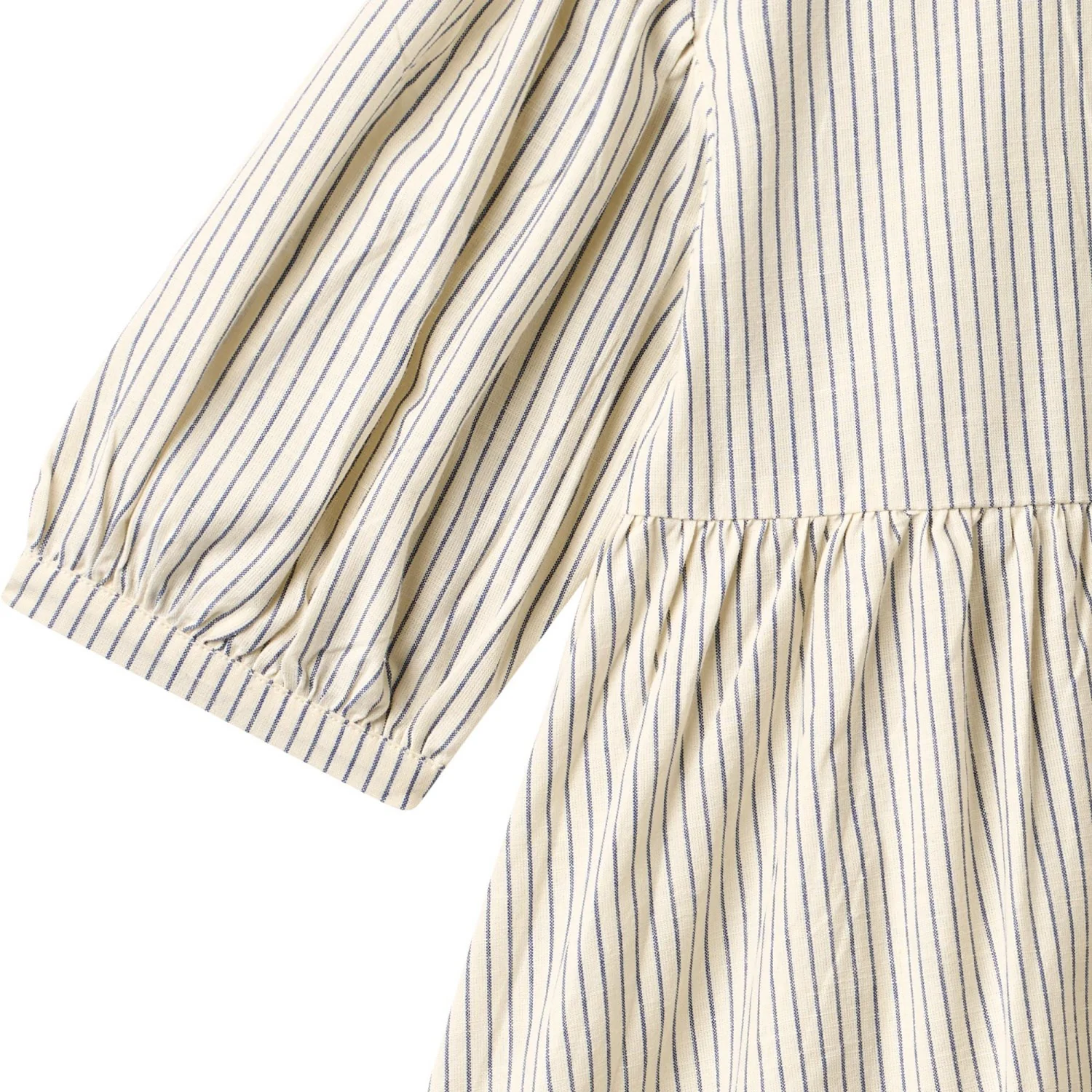 Wheat Dark Blue Stripe Dress 3/4 Sleeve Magda - Image 3