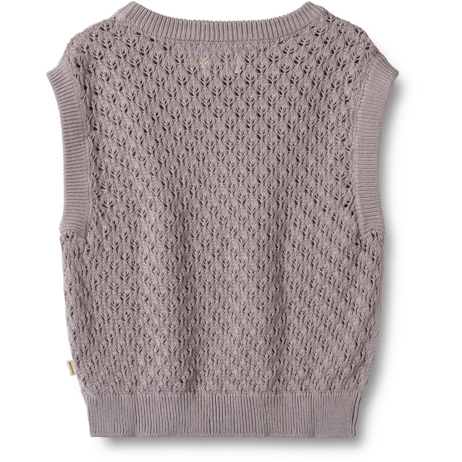 Wheat Dusty Purple Knit Vest Saga - Image 2