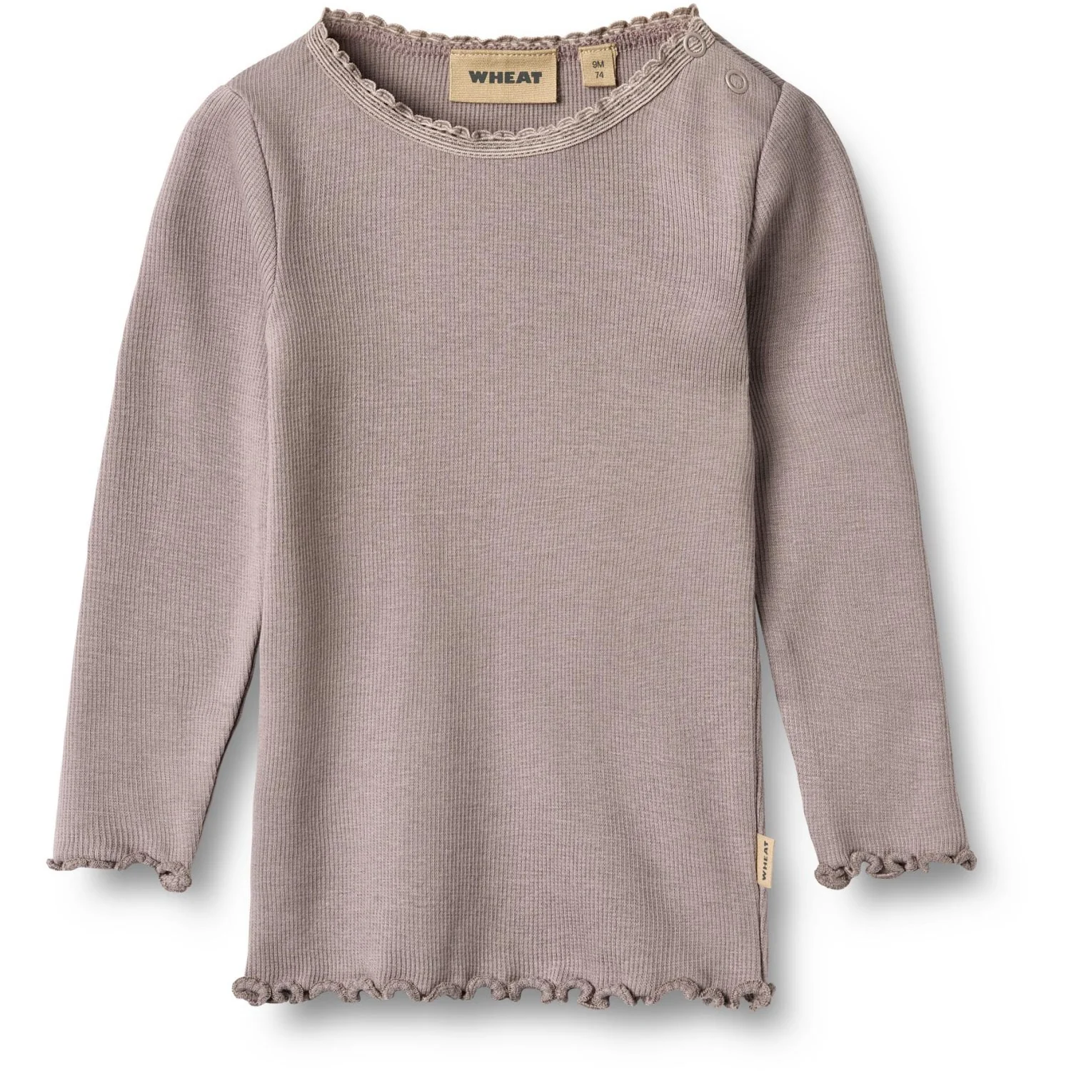 Wheat Dusty Purple Rib Blouse Reese