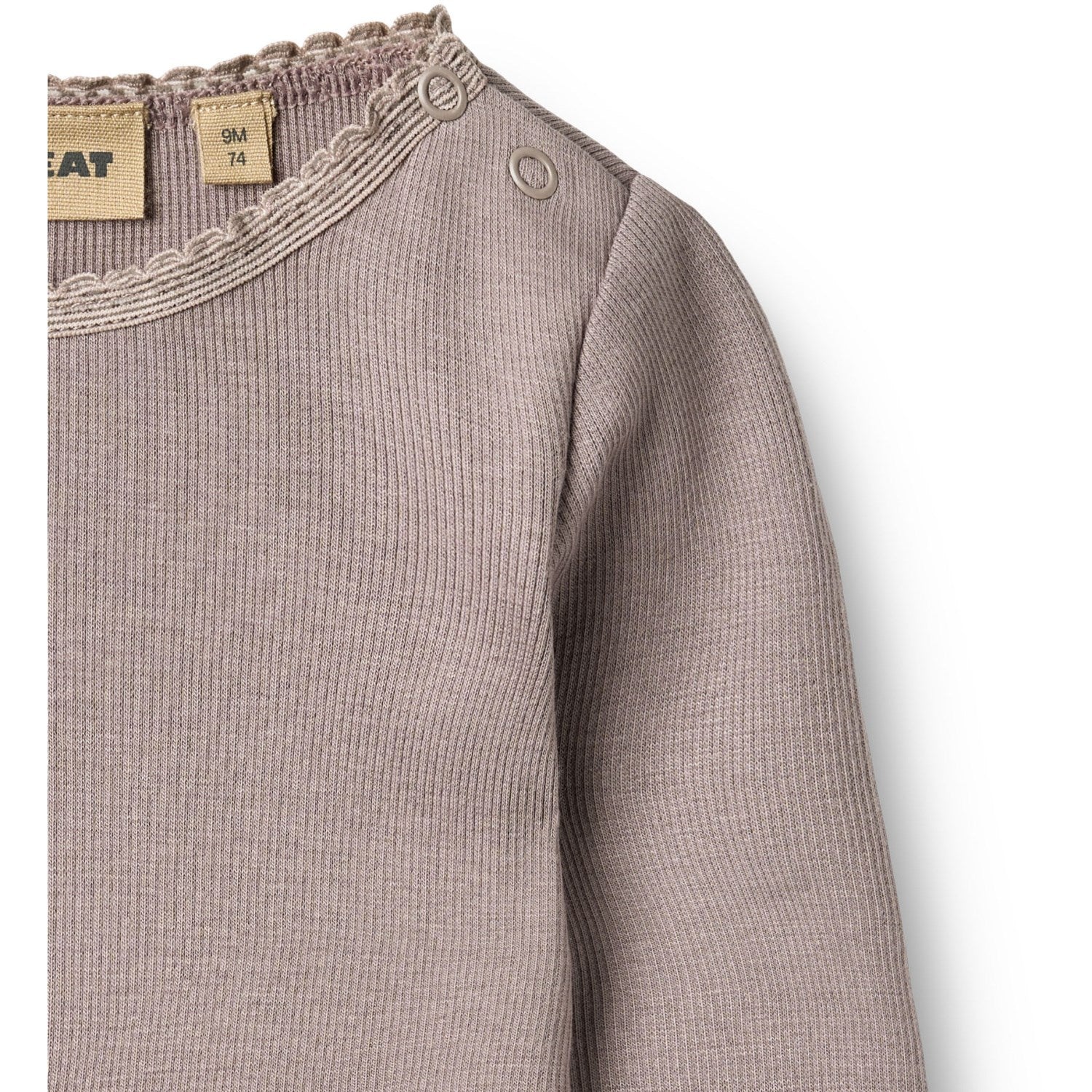 Wheat Dusty Purple Rib Blouse Reese - Image 2