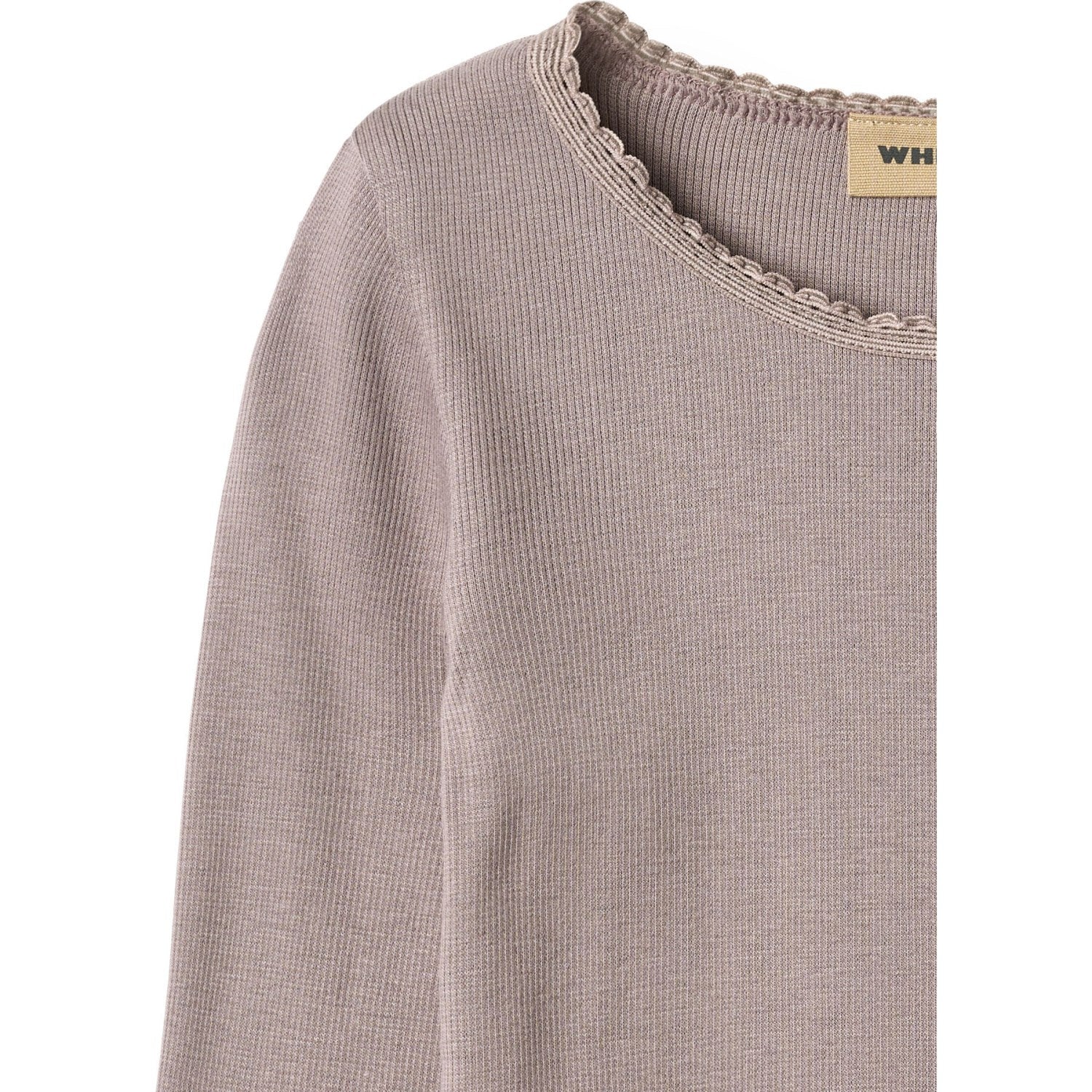 Wheat Dusty Purple Rib Blouse Reese - Image 2